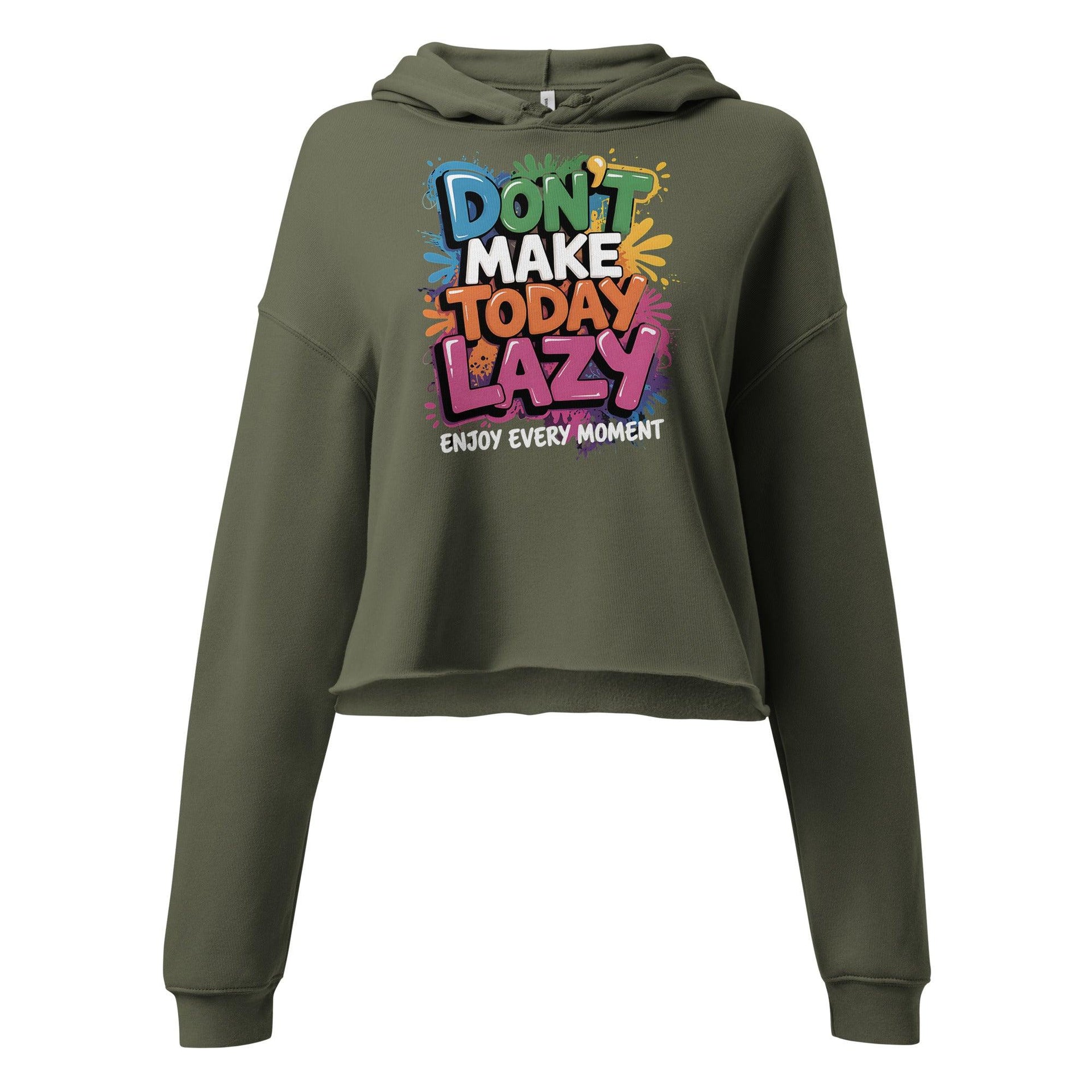 'Lazy Day' Crop Hoodie - Briadanna
