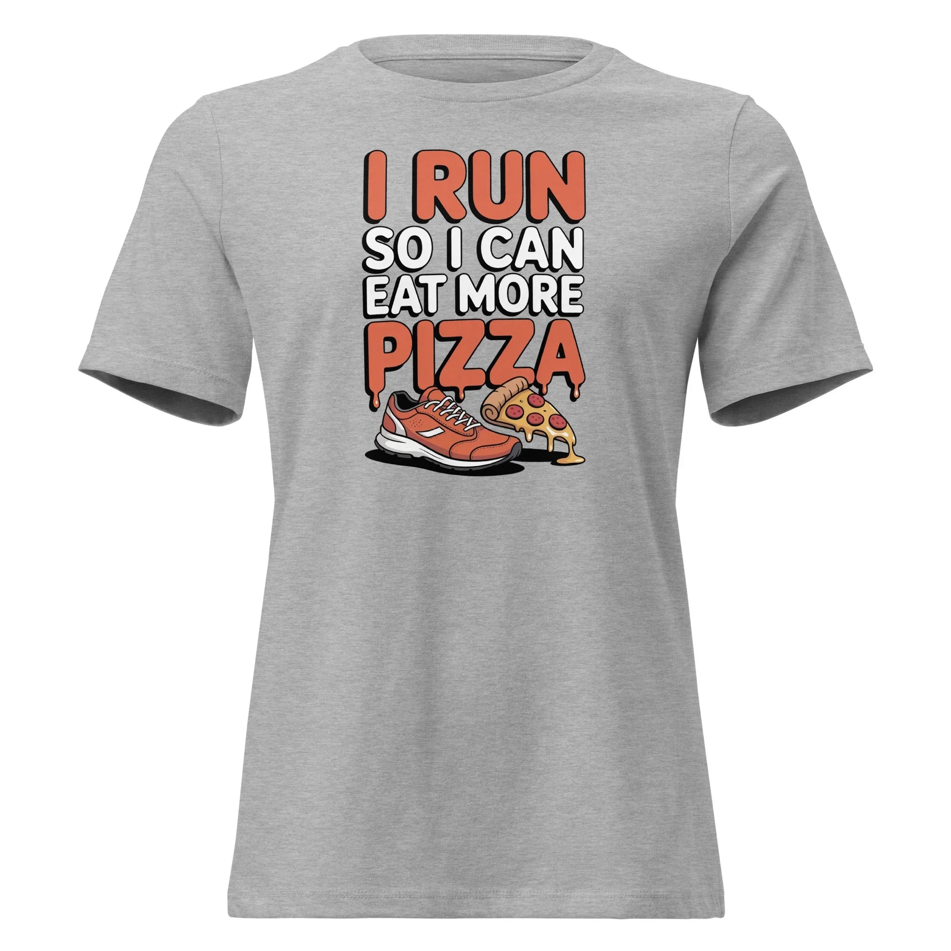 Funny Run Eat Pizza Women's Tee - Briadanna