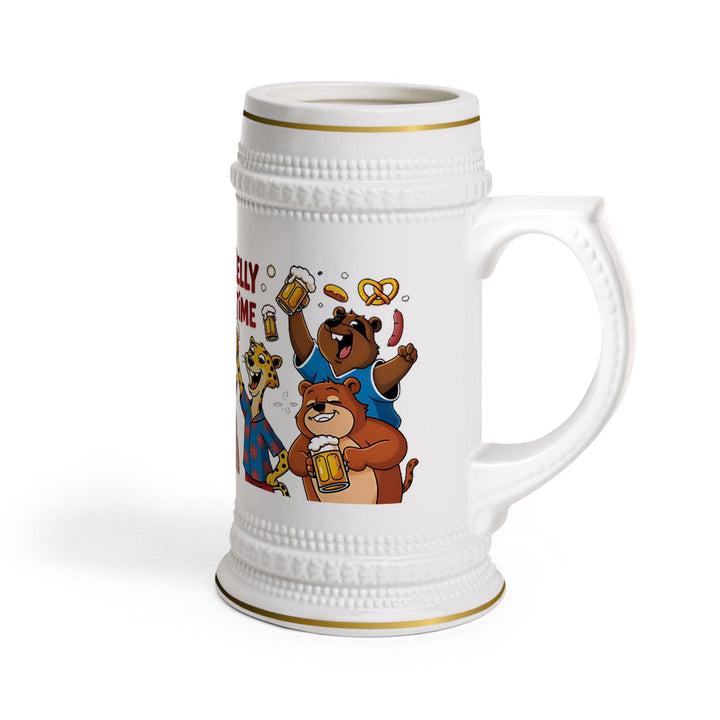 Funny Beer Stein Mug - Built This Belly One Pint at a Time - Perfect Gift for Beer Lovers - Briadanna