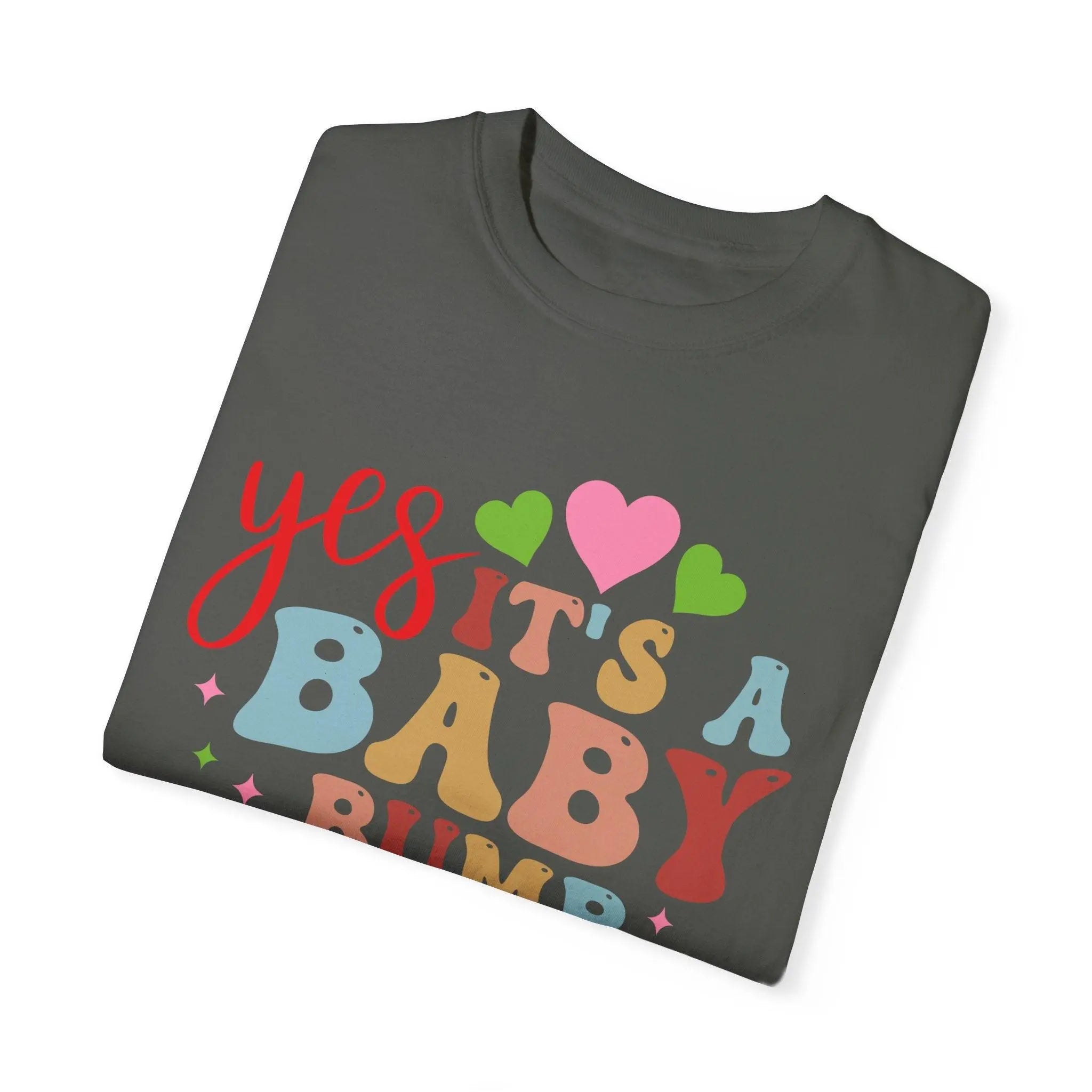 A Baby Bump Garment-Dyed Tee - Briadanna