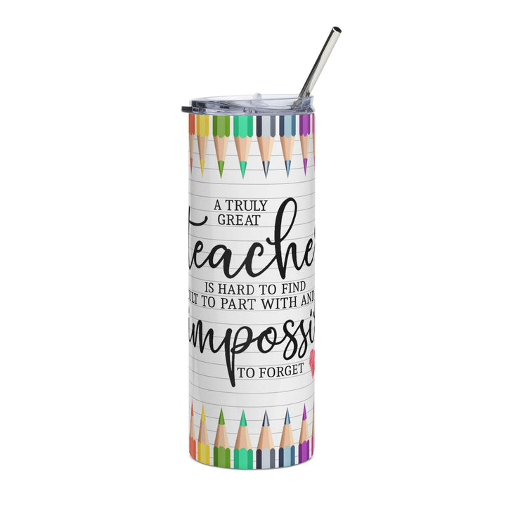 A Truly Great Teacher Tumbler - Briadanna