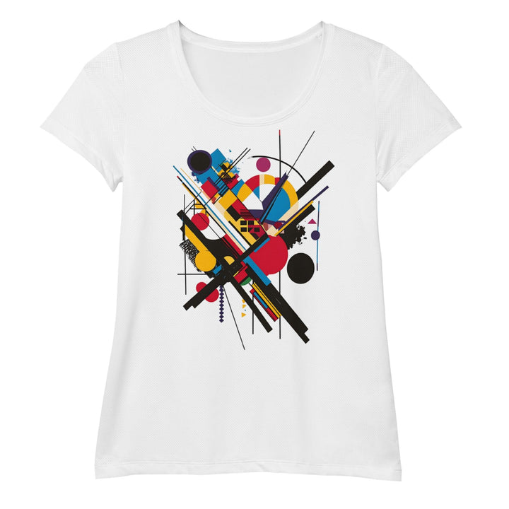 Geometric Women's Athletic Tee - Briadanna