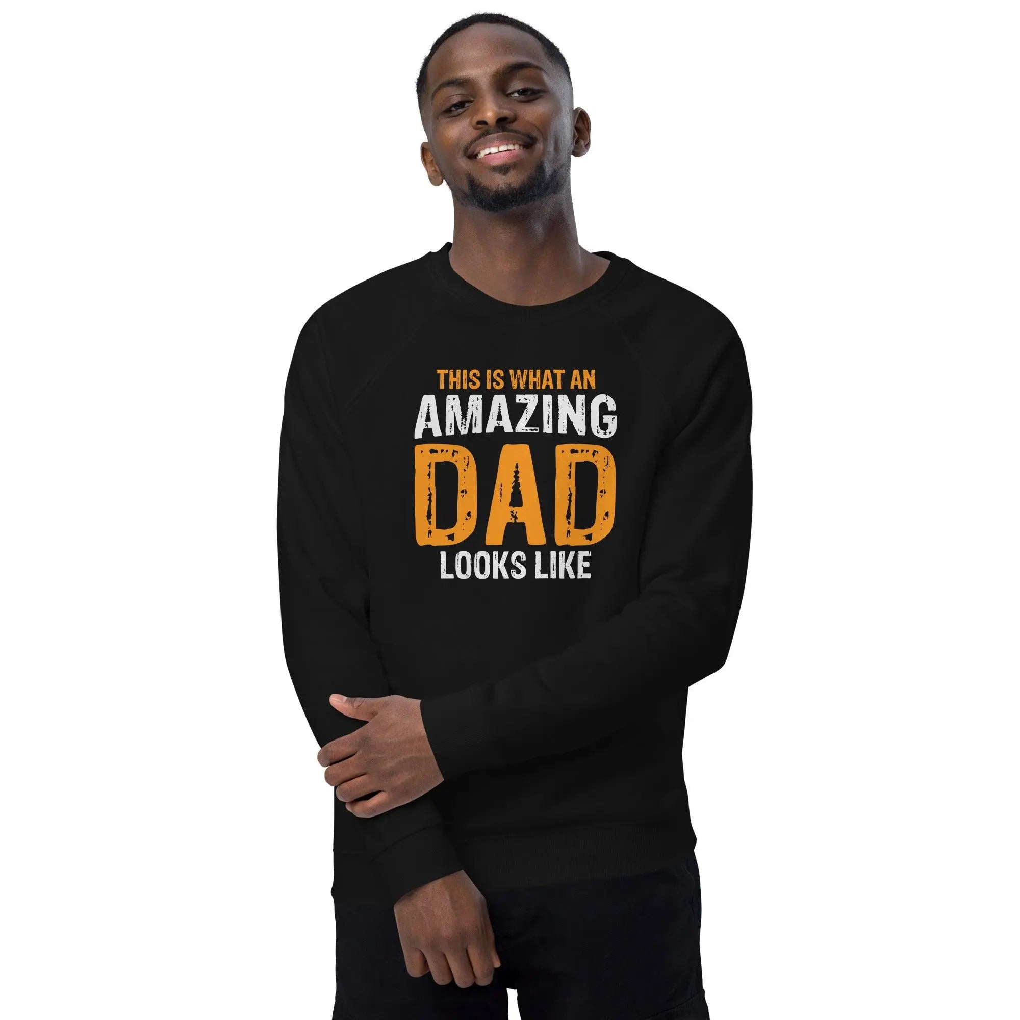 Amazing Dad Organic Raglan Sweatshirt - Briadanna