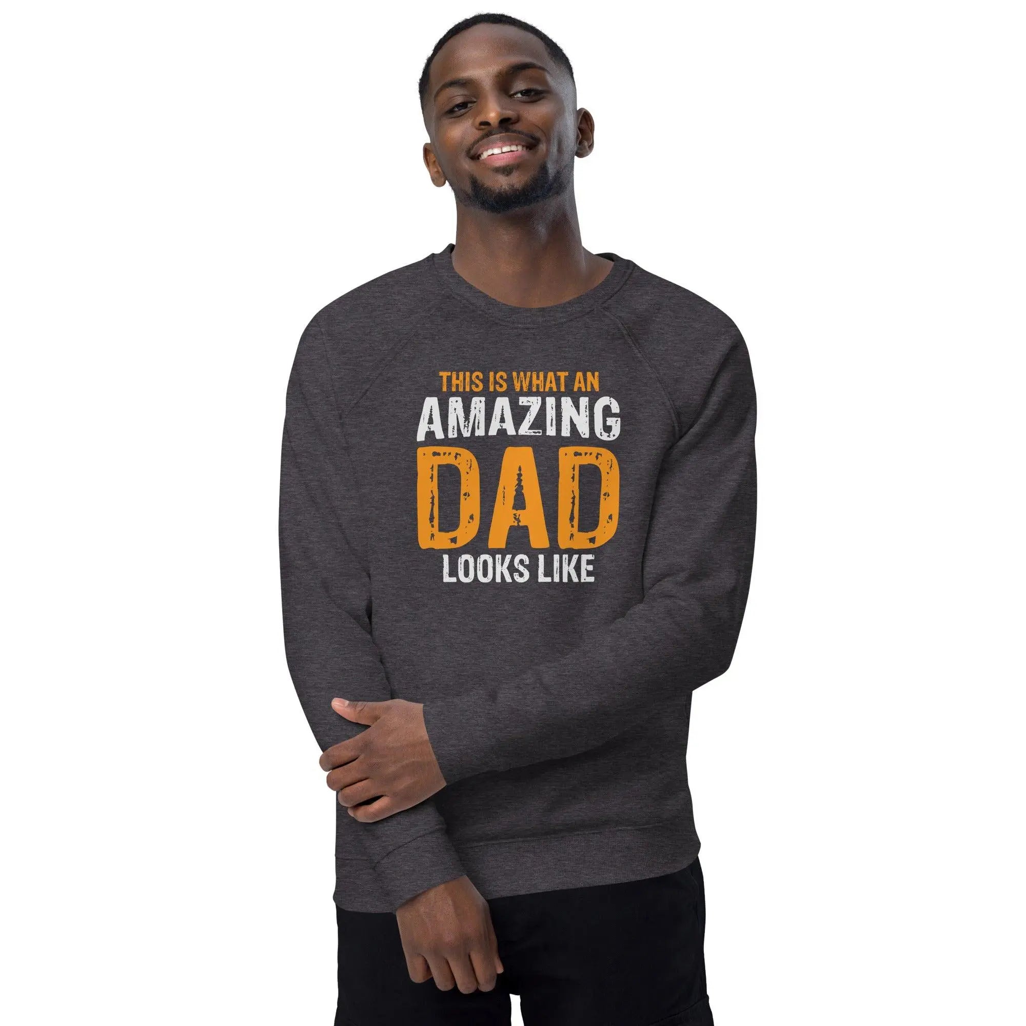 Amazing Dad Organic Raglan Sweatshirt - Briadanna