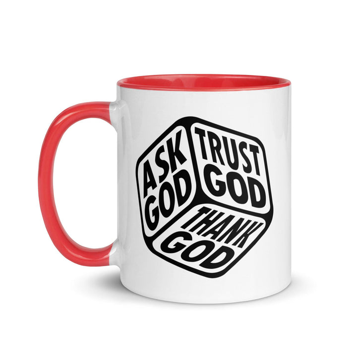 "Ask, Trust & Thank God" Colorful Mug - Briadanna