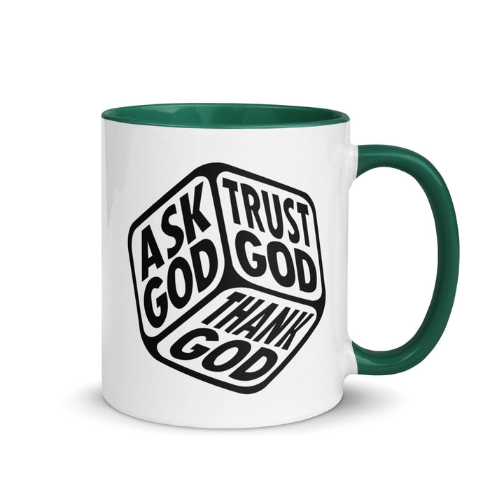 "Ask, Trust & Thank God" Colorful Mug - Briadanna