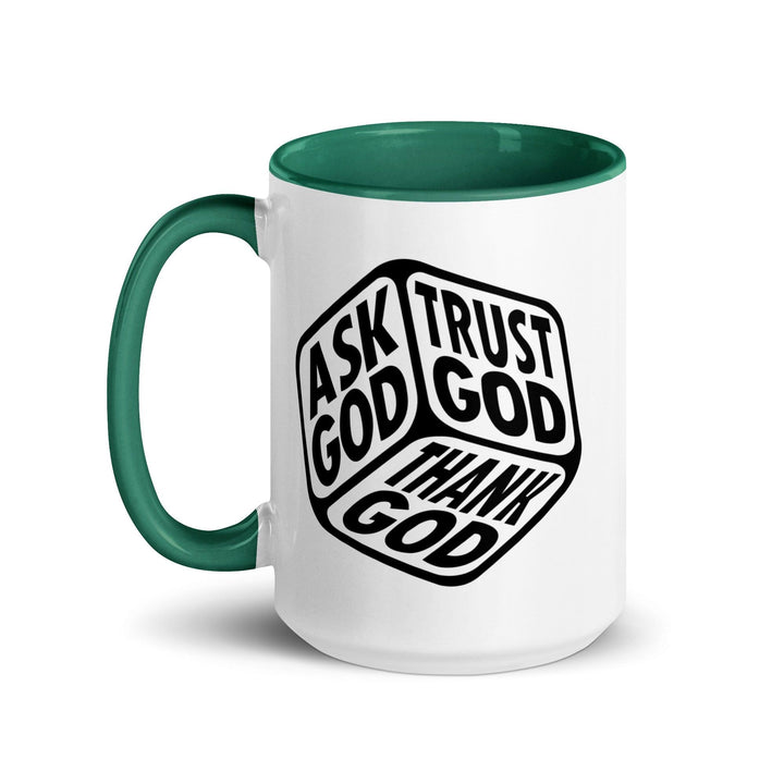 "Ask, Trust & Thank God" Colorful Mug - Briadanna