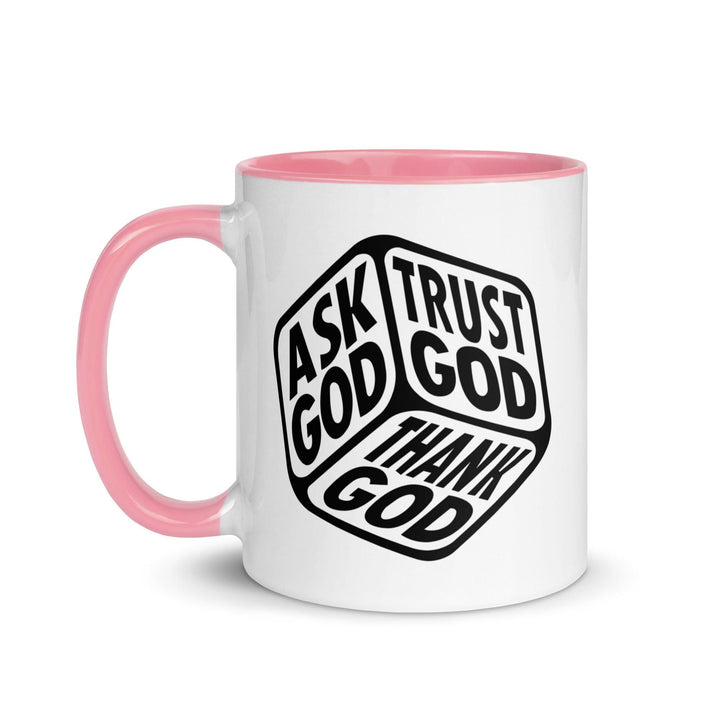 "Ask, Trust & Thank God" Colorful Mug - Briadanna