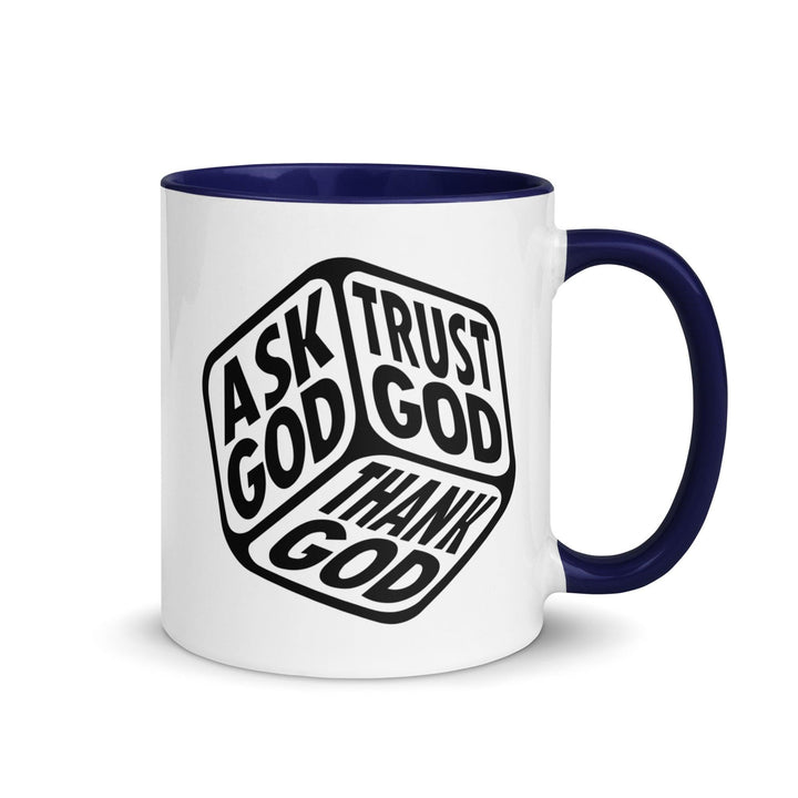 "Ask, Trust & Thank God" Colorful Mug - Briadanna