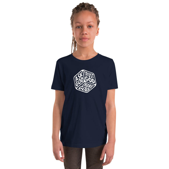 "Ask, Trust, Thank God" Youth T-Shirt - Briadanna