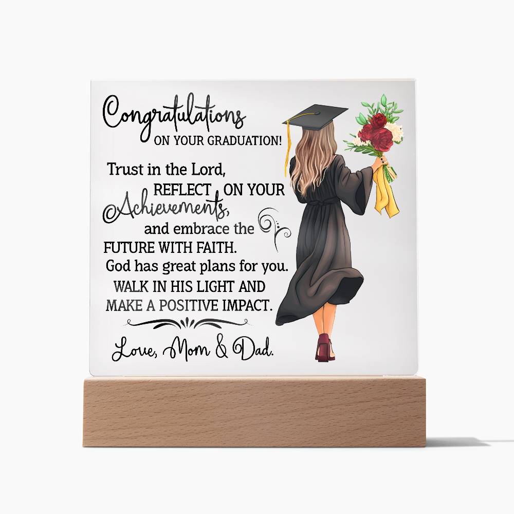 Congratulations Acrylic Plaque