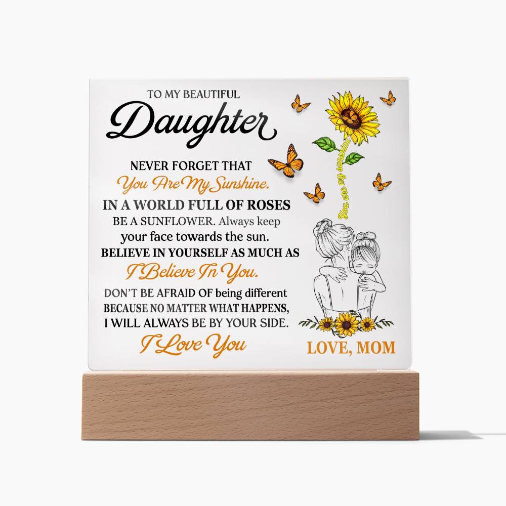 Beautiful Daughter Acrylic Plaque