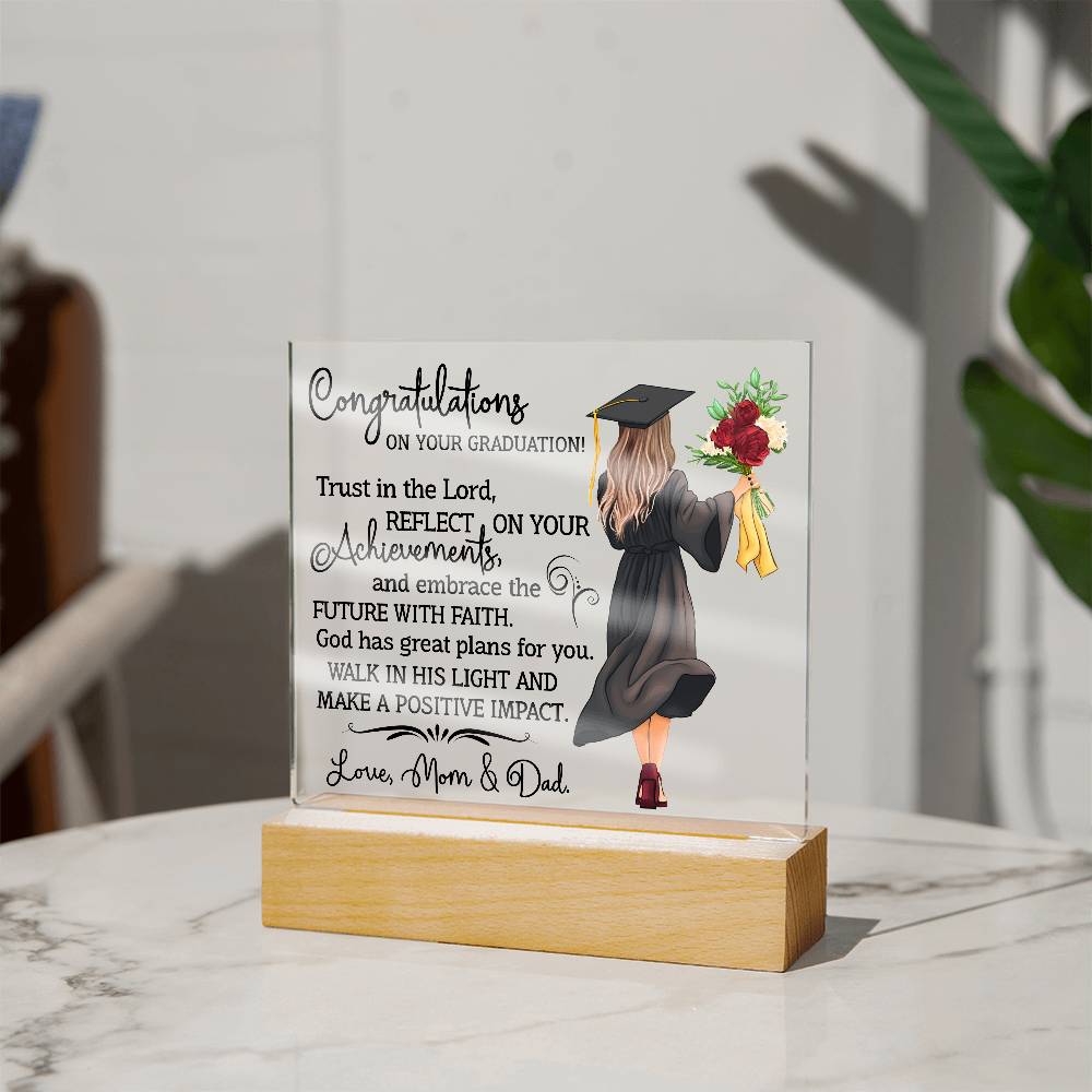 Congratulations Acrylic Plaque