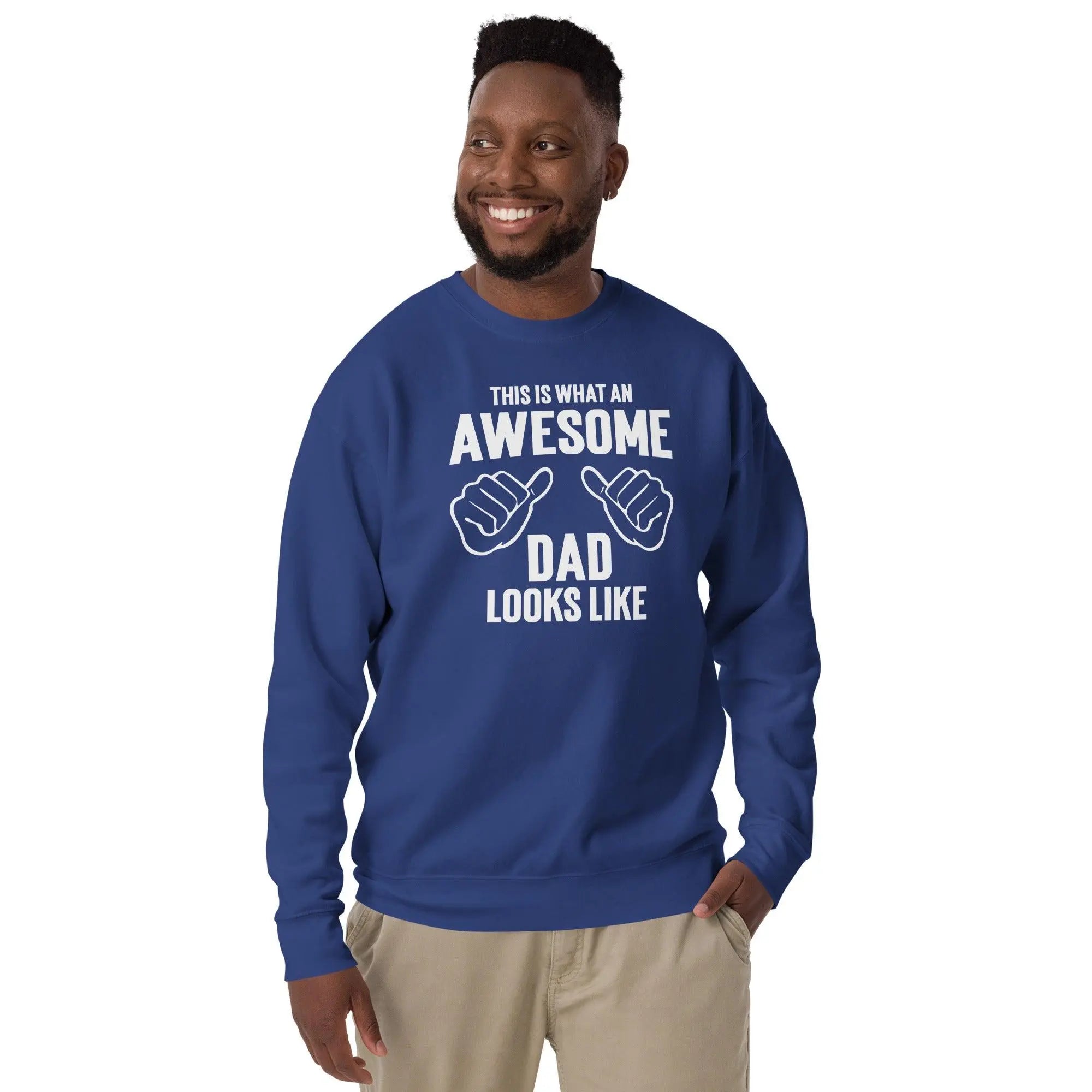 Awesome Dad Premium Sweatshirt - Briadanna