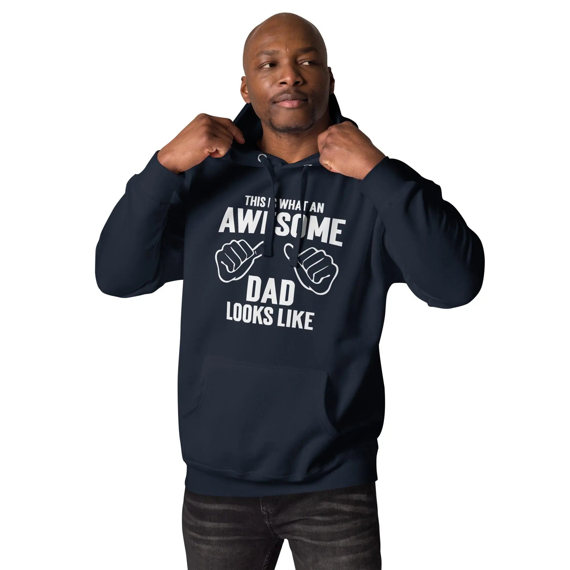 Awesome Dad's Look Hoodie - II - Briadanna