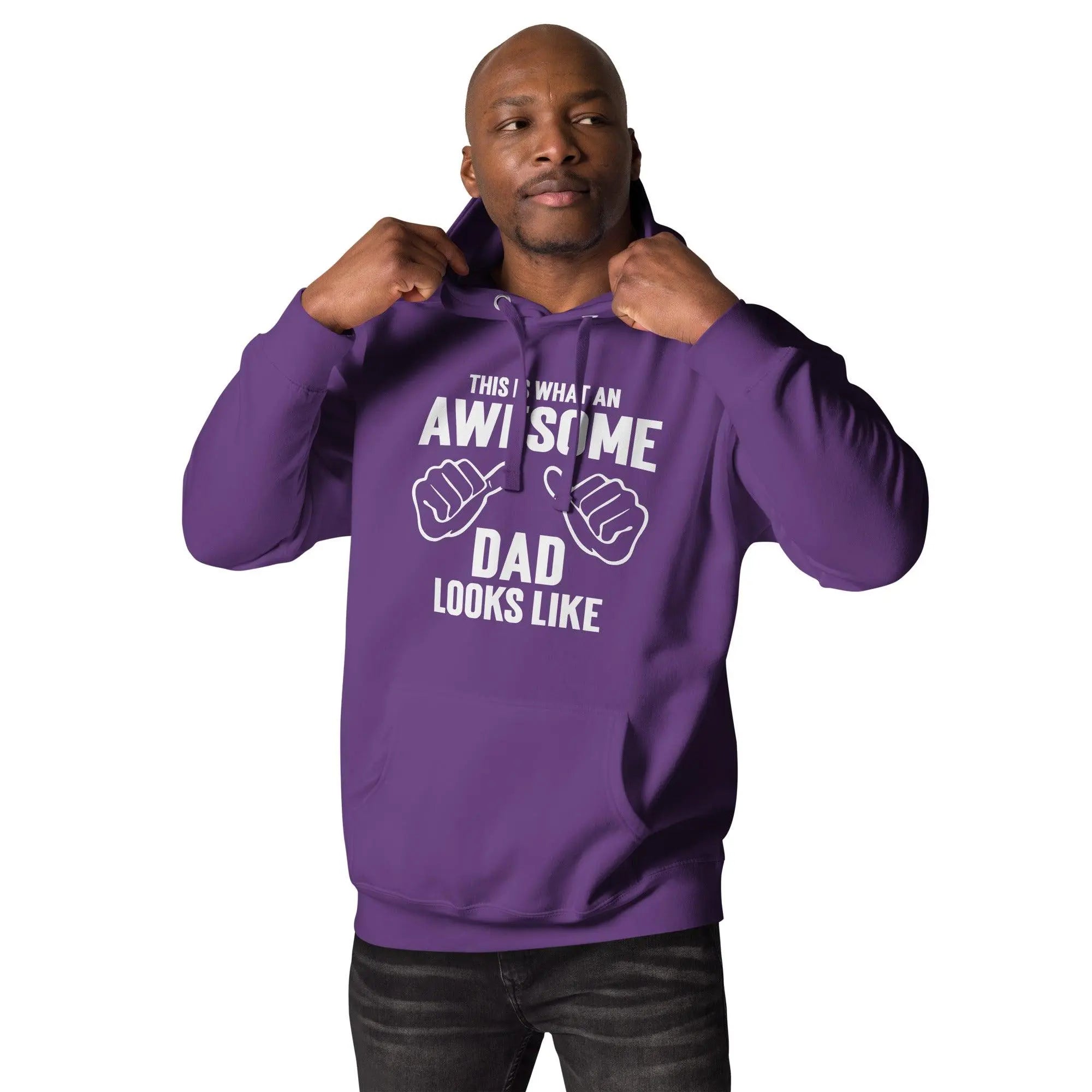 Awesome Dad's Look Hoodie - II - Briadanna