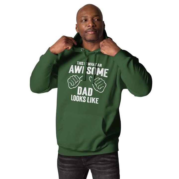 Awesome Dad's Look Hoodie - II - Briadanna