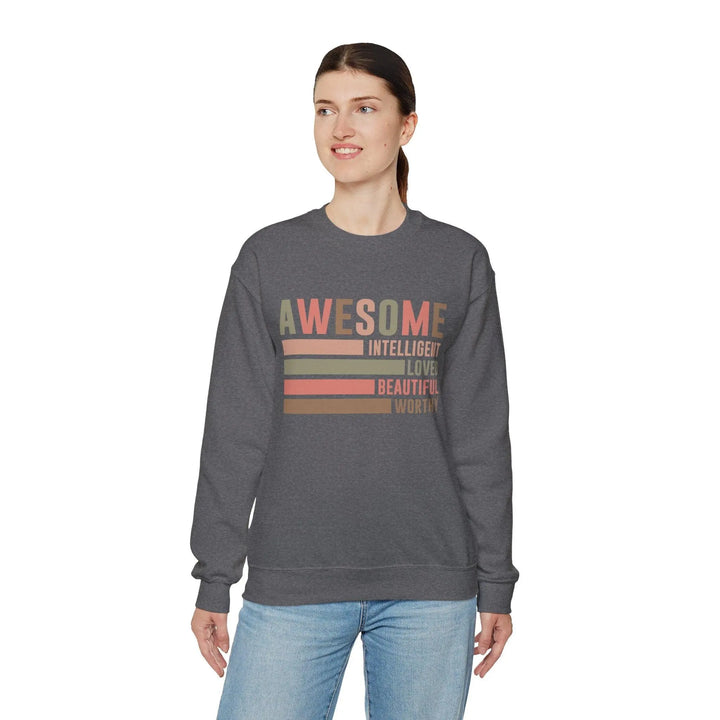 Awesome, Intelligent & Loved Sweatshirt - Briadanna