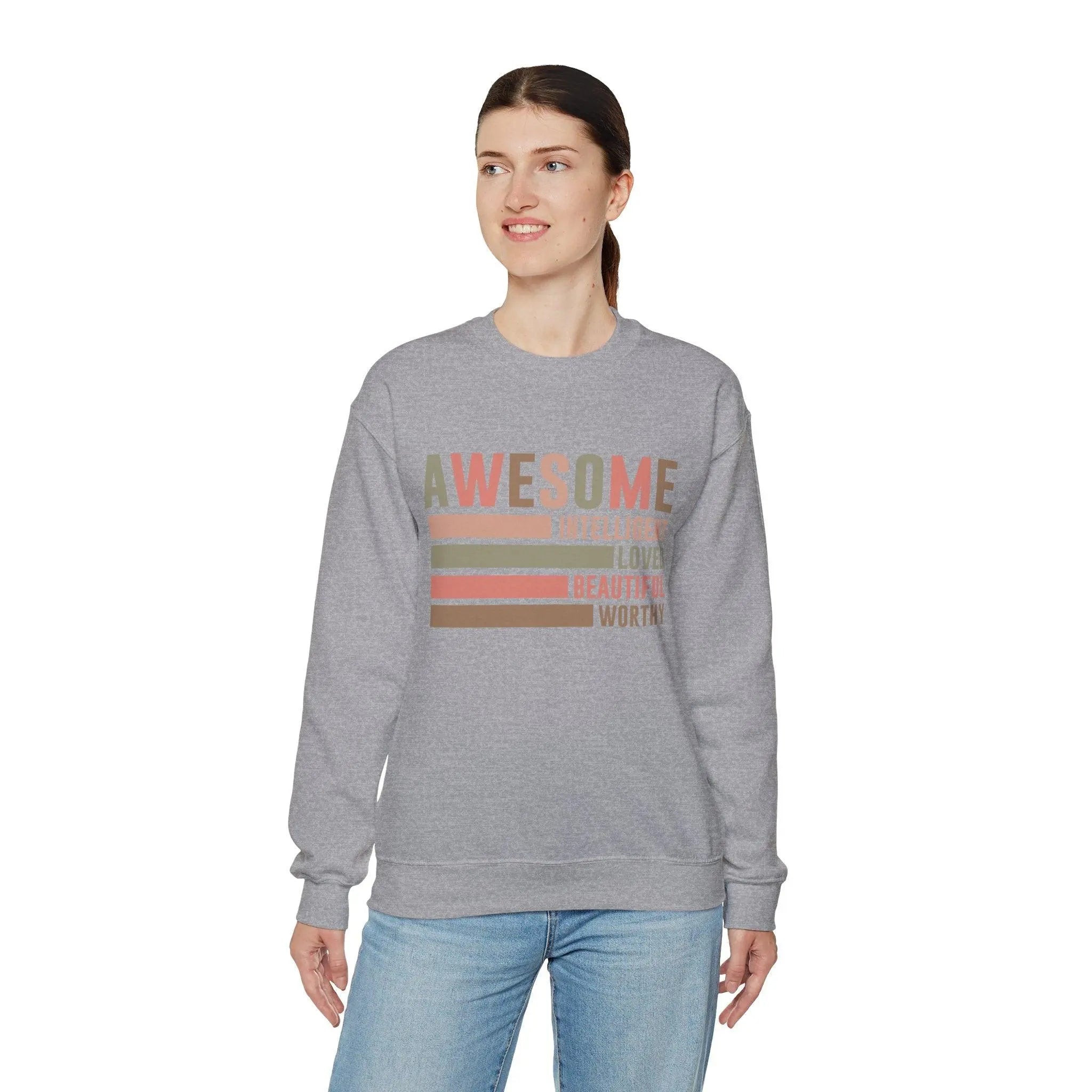 Awesome, Intelligent & Loved Sweatshirt - Briadanna