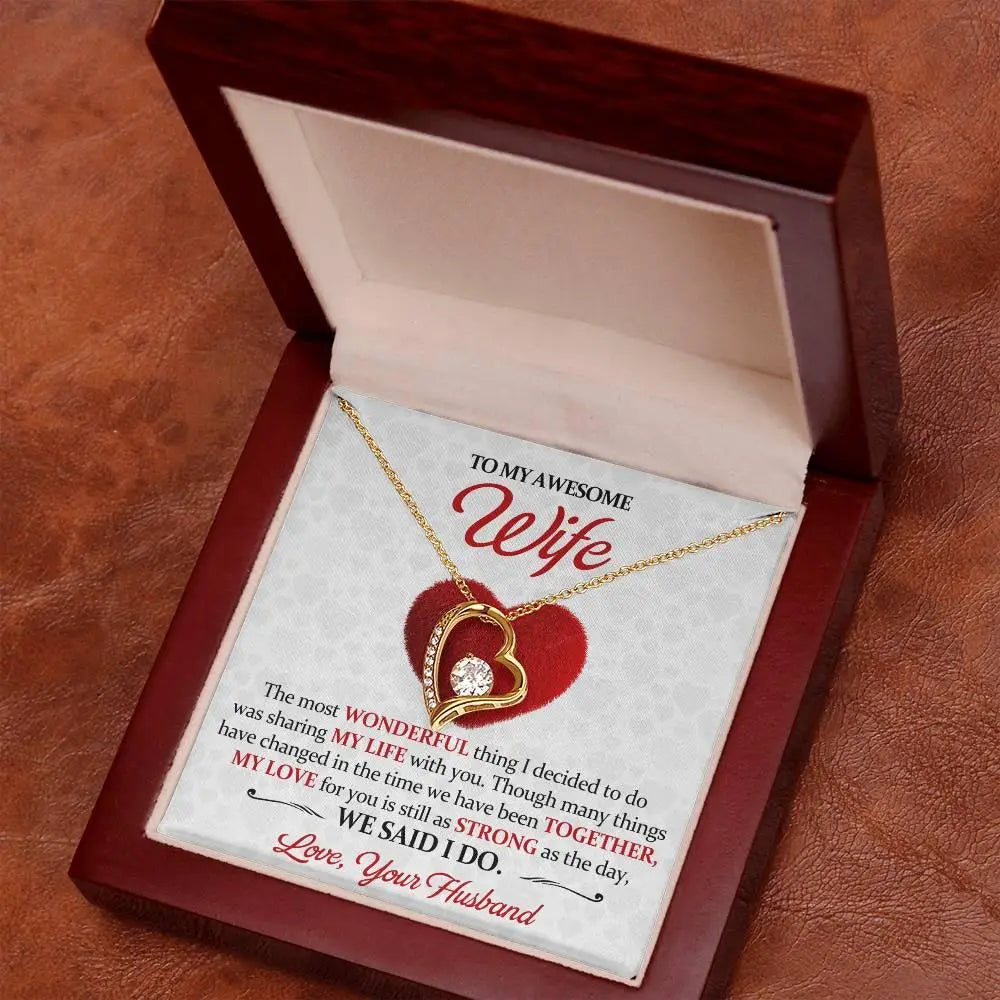 Awesome Wife's Forever Love Necklace - Briadanna