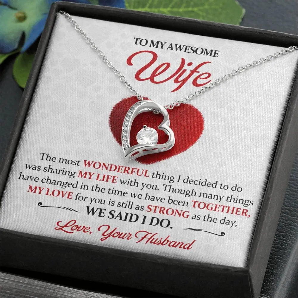 Awesome Wife's Forever Love Necklace - Briadanna