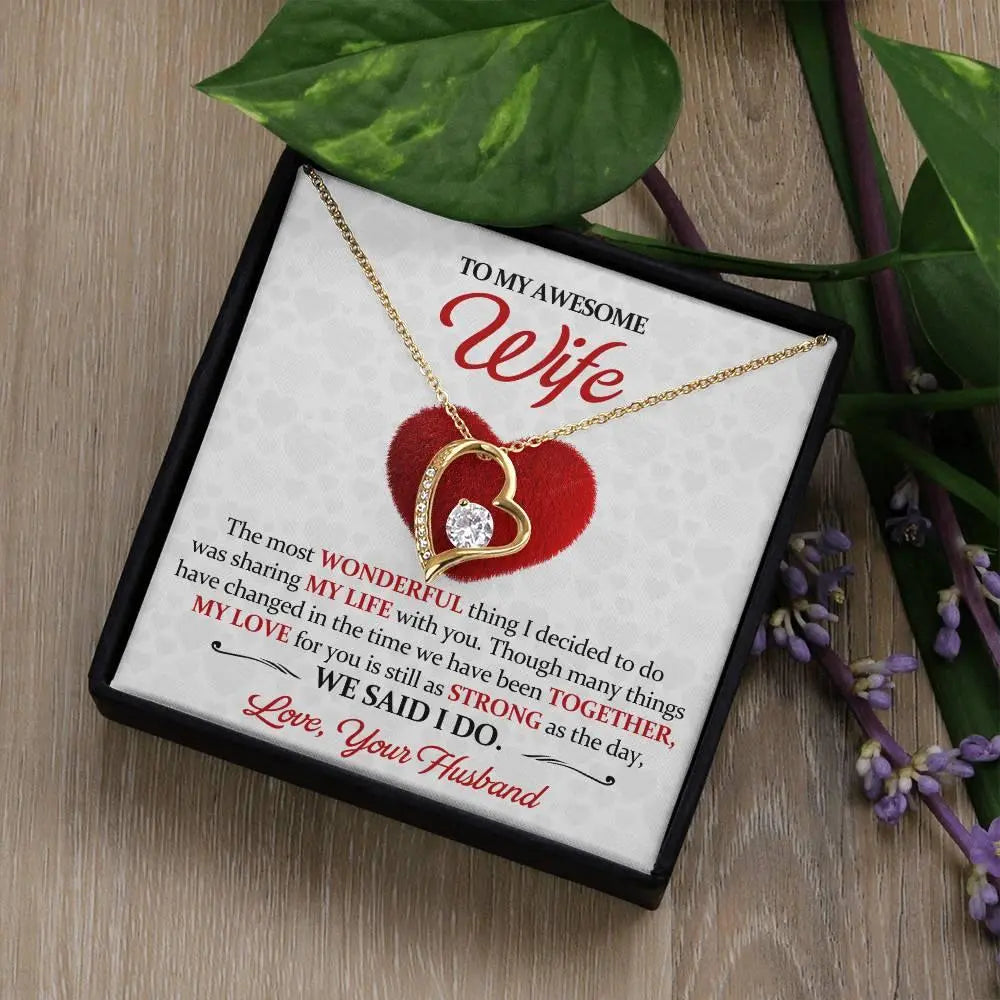 Awesome Wife's Forever Love Necklace - Briadanna