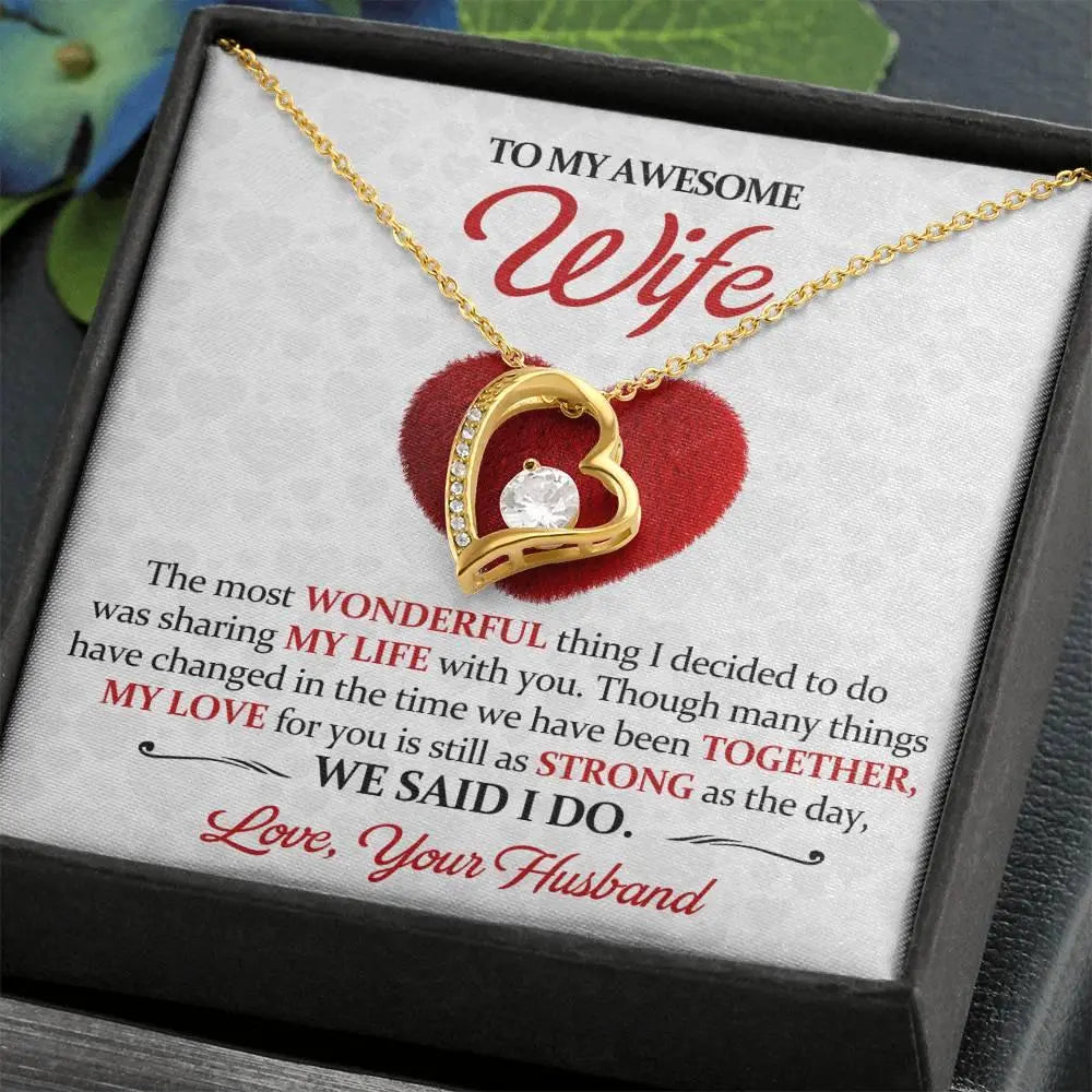 Awesome Wife's Forever Love Necklace - Briadanna