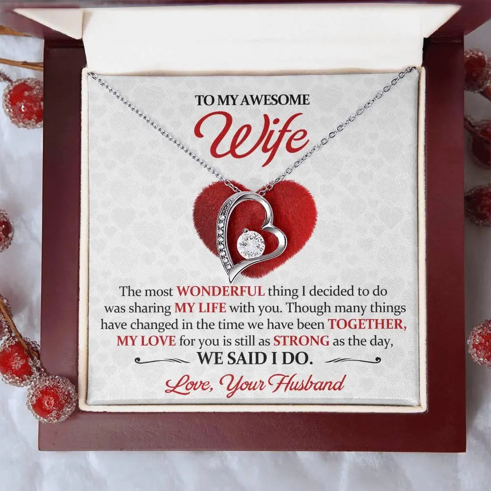 Awesome Wife's Forever Love Necklace - Briadanna