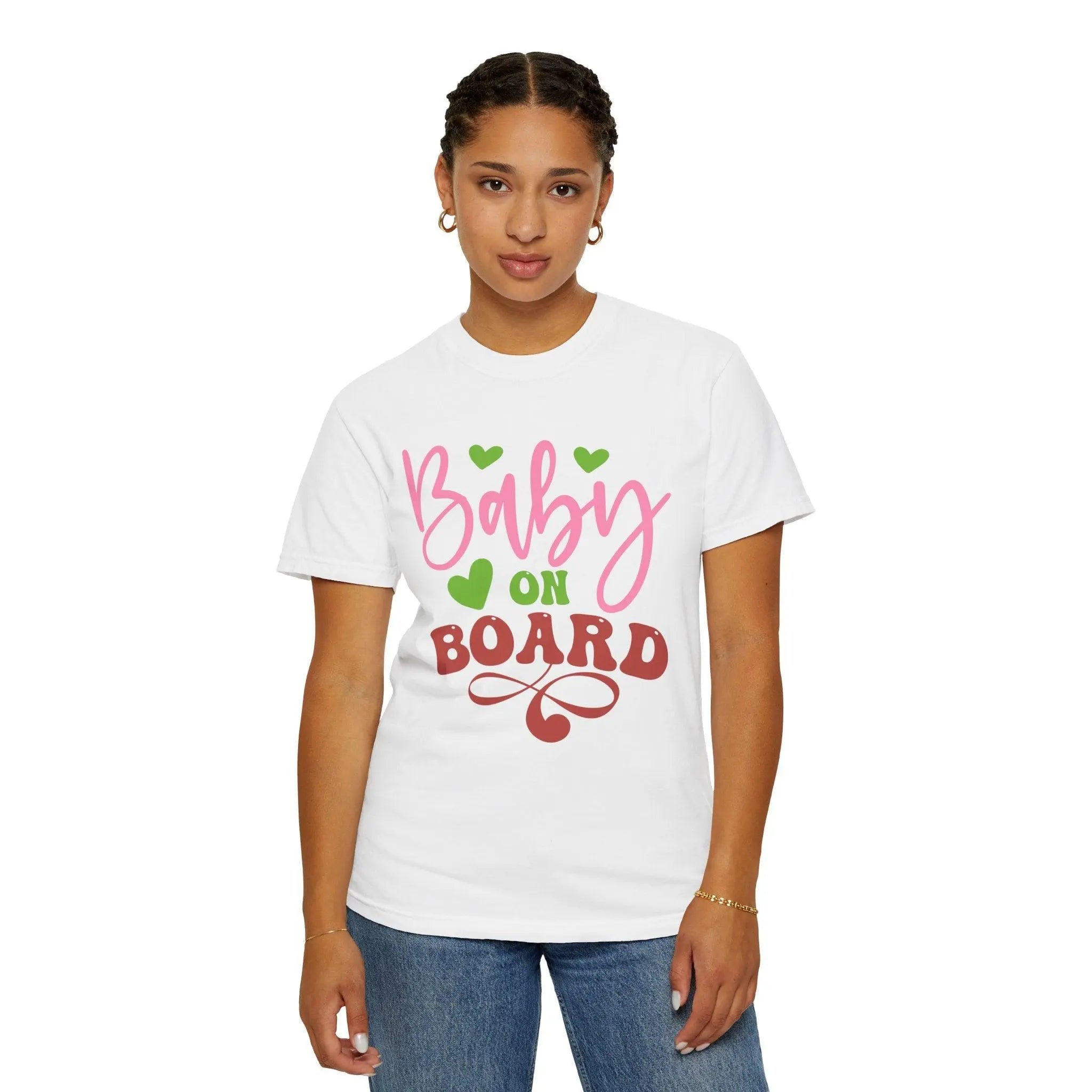 Baby On Board Garment-Dyed Tee - Briadanna