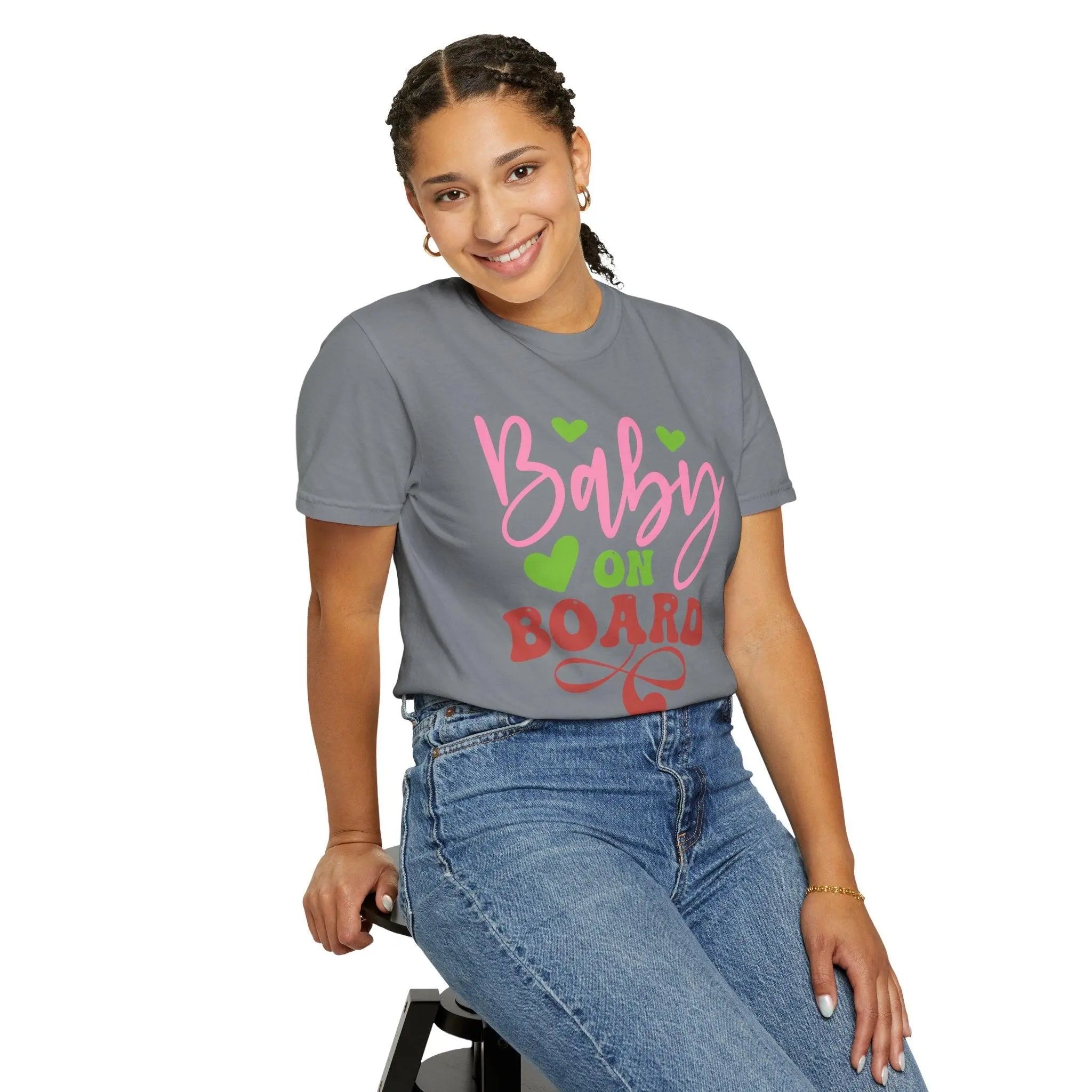 Baby On Board Garment-Dyed Tee - Briadanna