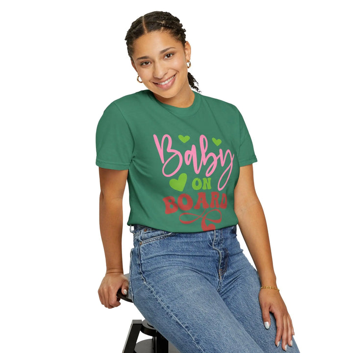 Baby On Board Garment-Dyed Tee - Briadanna