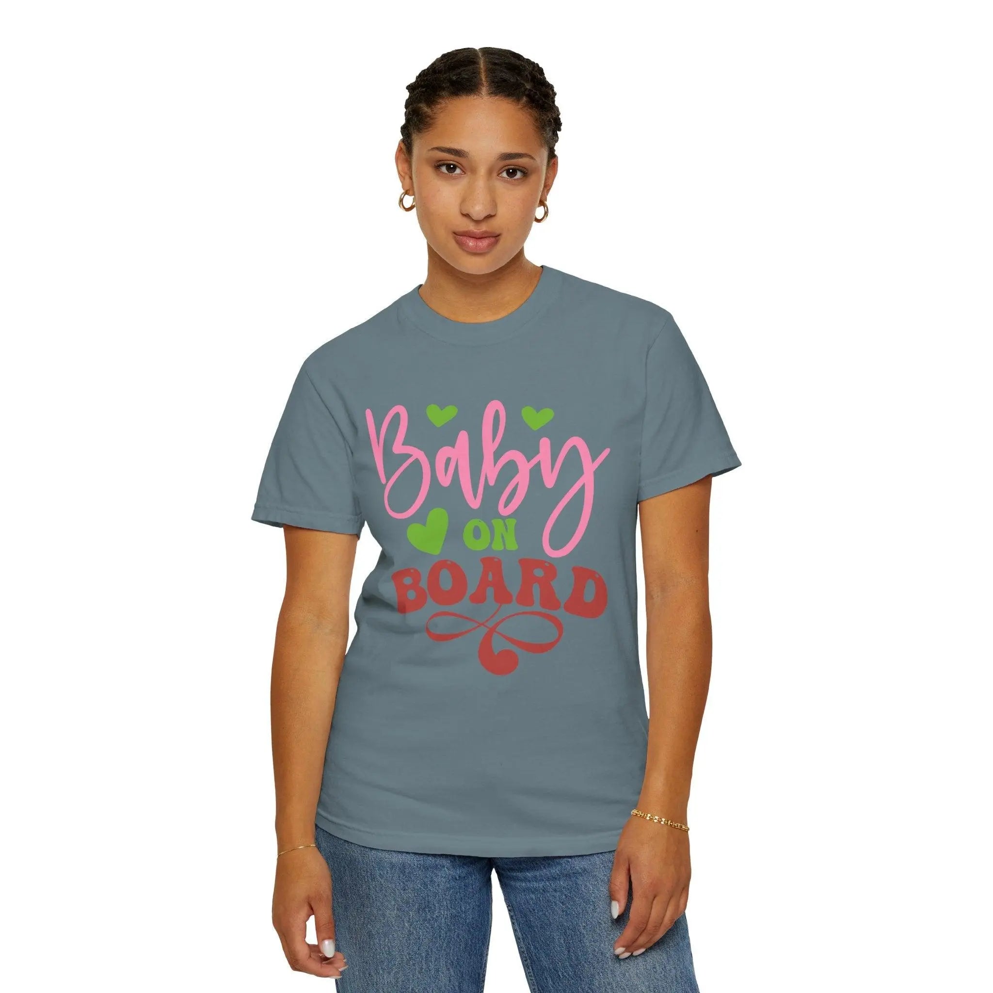 Baby On Board Garment-Dyed Tee - Briadanna