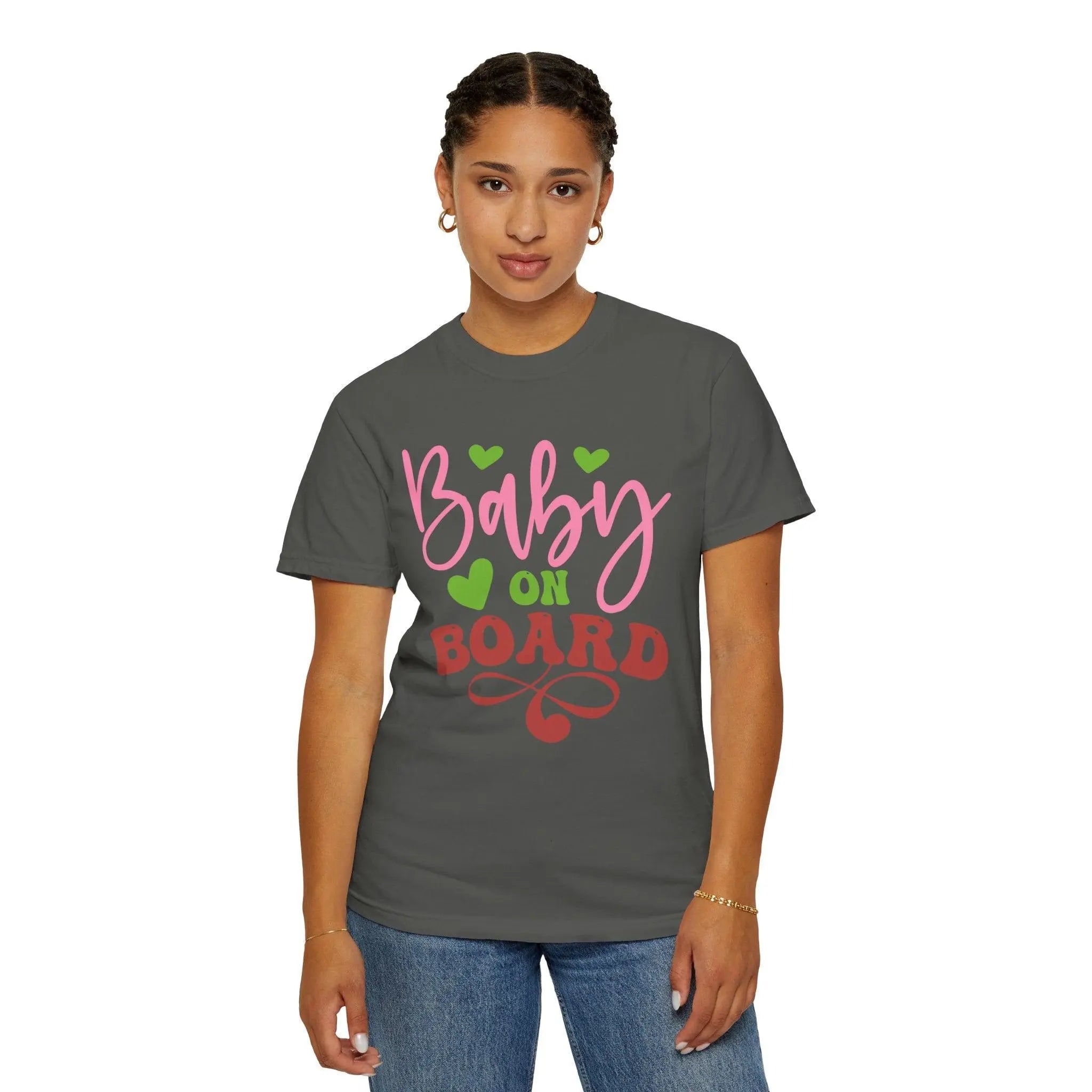 Baby On Board Garment-Dyed Tee - Briadanna