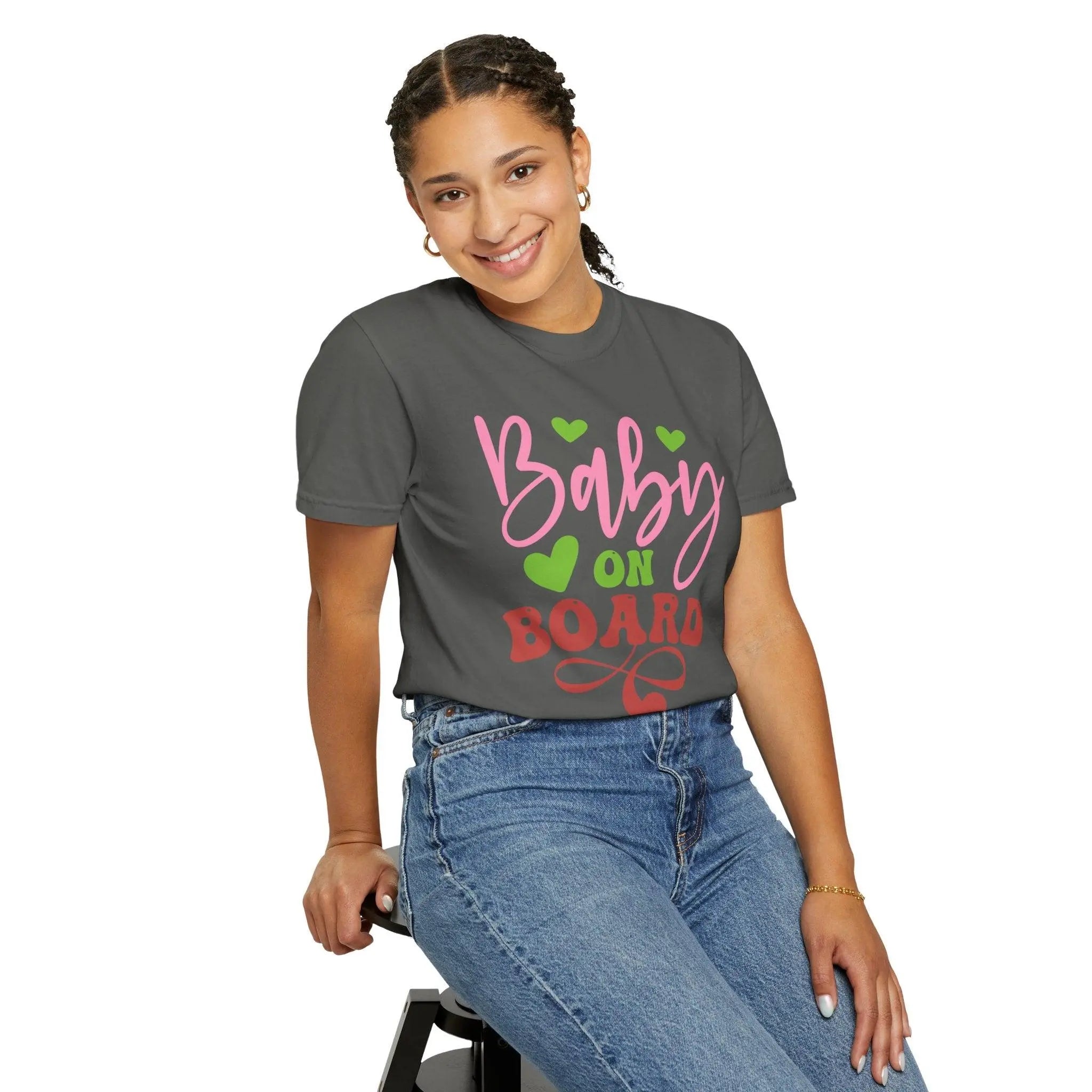 Baby On Board Garment-Dyed Tee - Briadanna