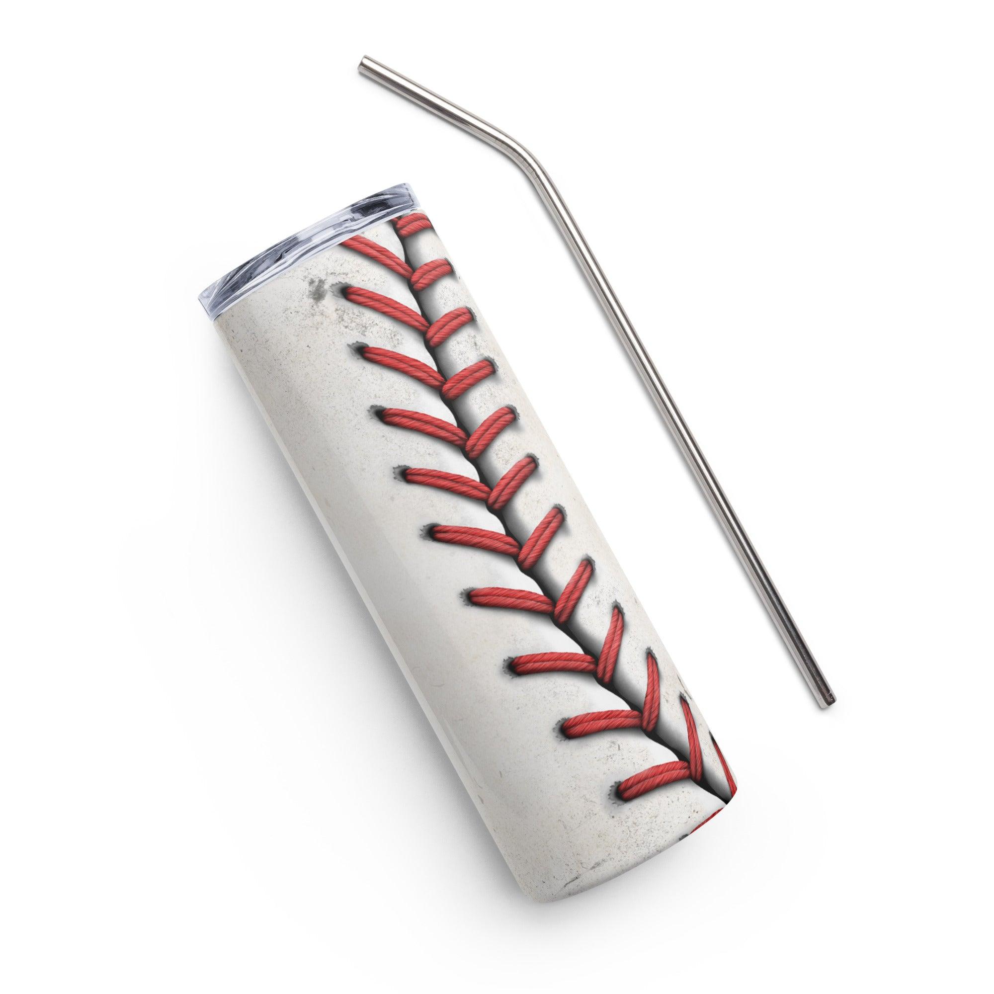 Baseball Stainless Steel Tumbler - Briadanna