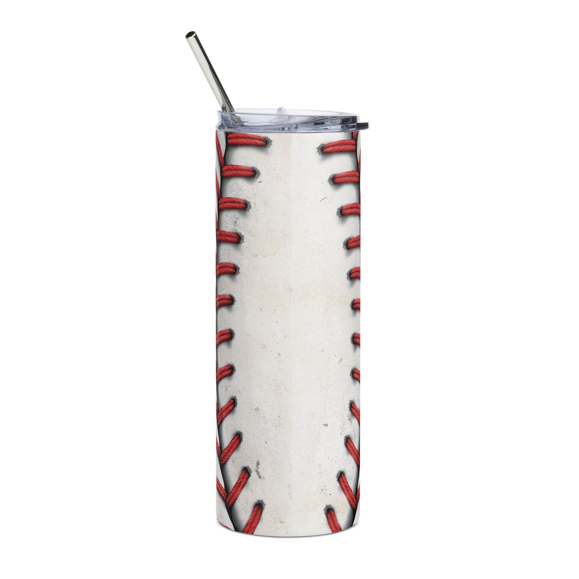 Baseball Stainless Steel Tumbler - Briadanna