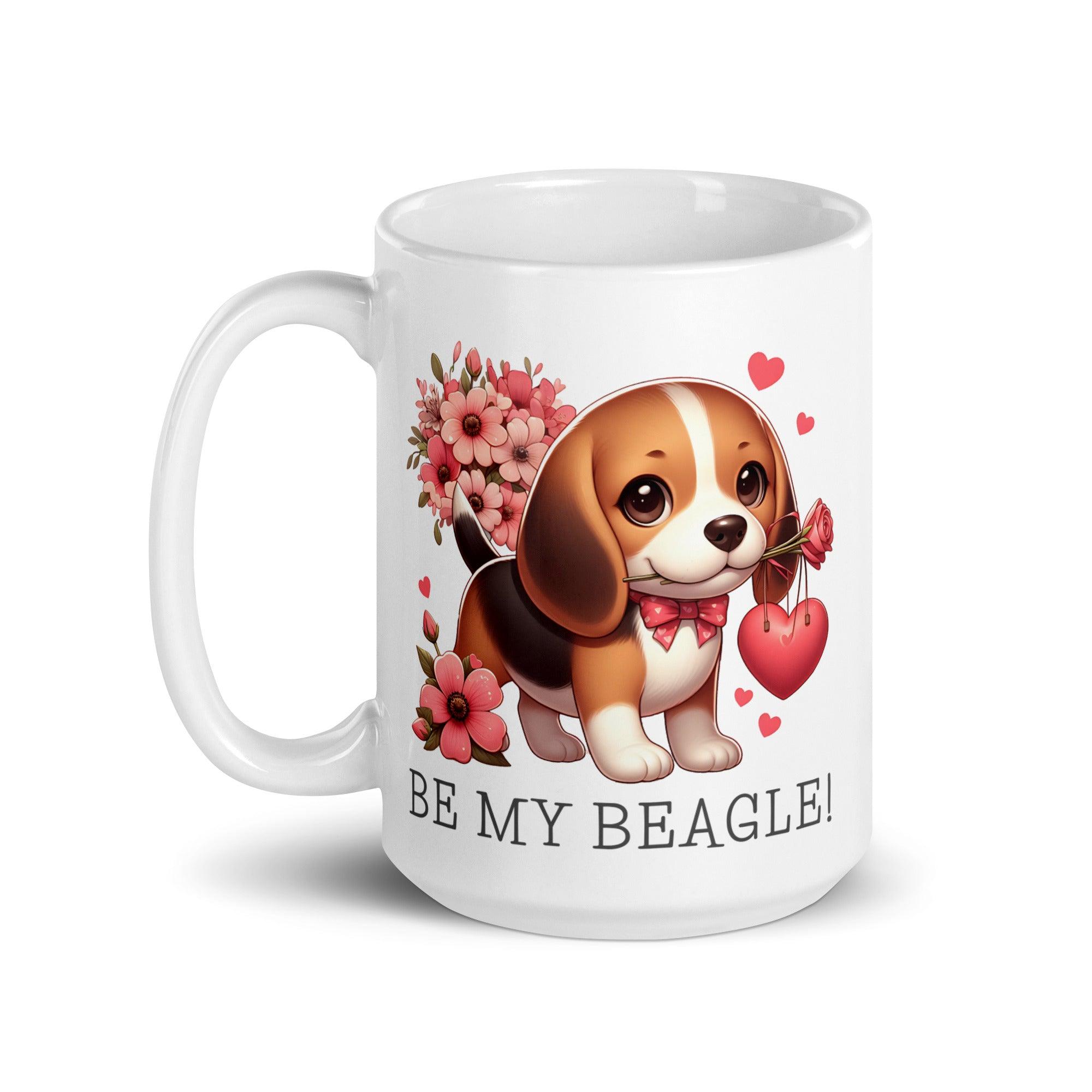 Be My Beagle Ceramic Mug - Briadanna