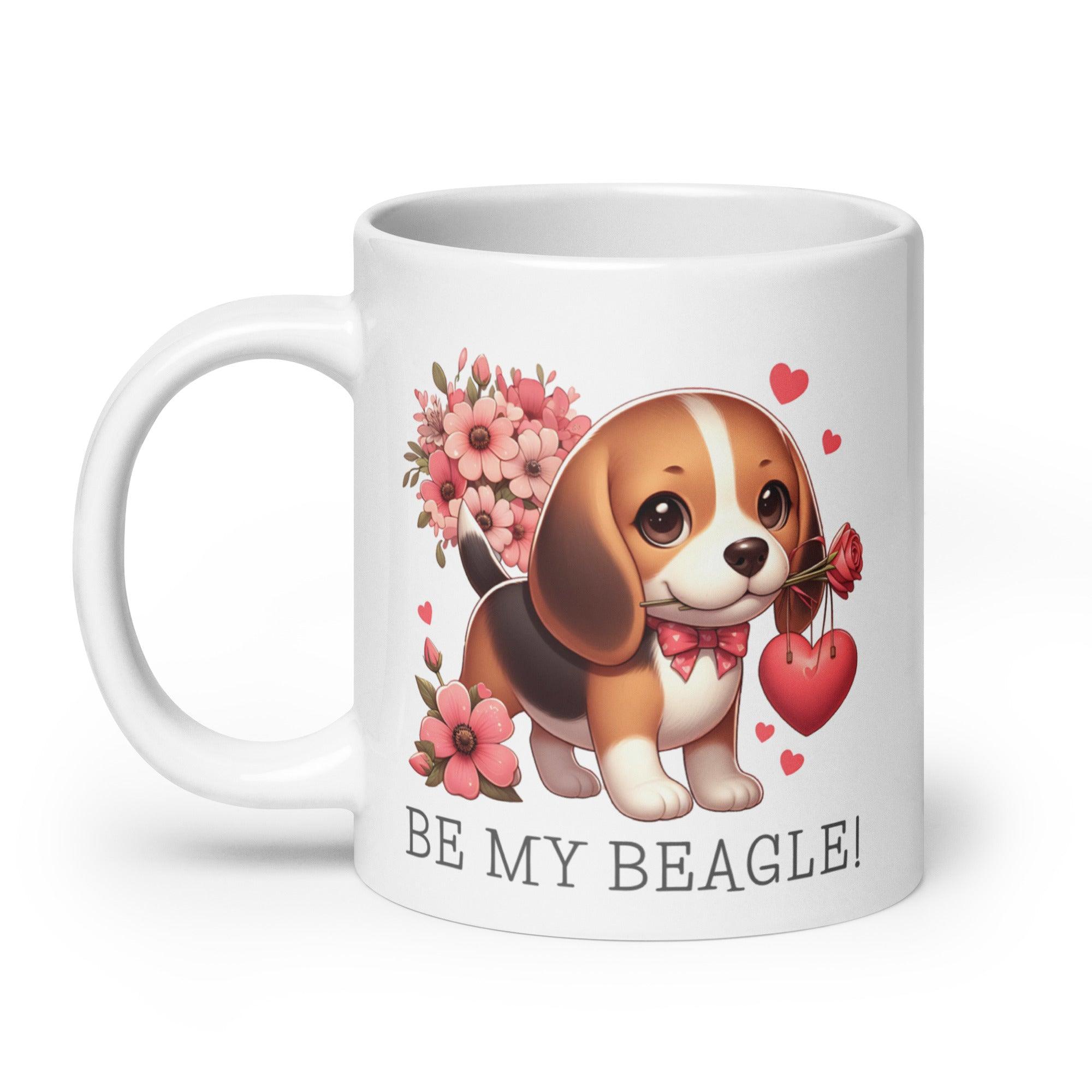 Be My Beagle Ceramic Mug - Briadanna