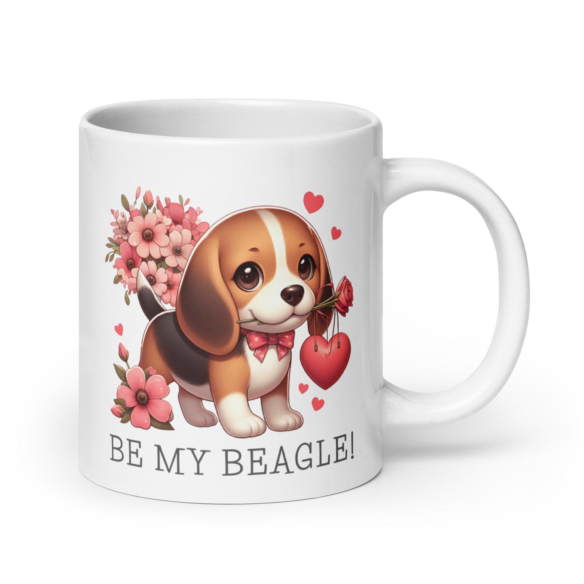 Be My Beagle Ceramic Mug - Briadanna