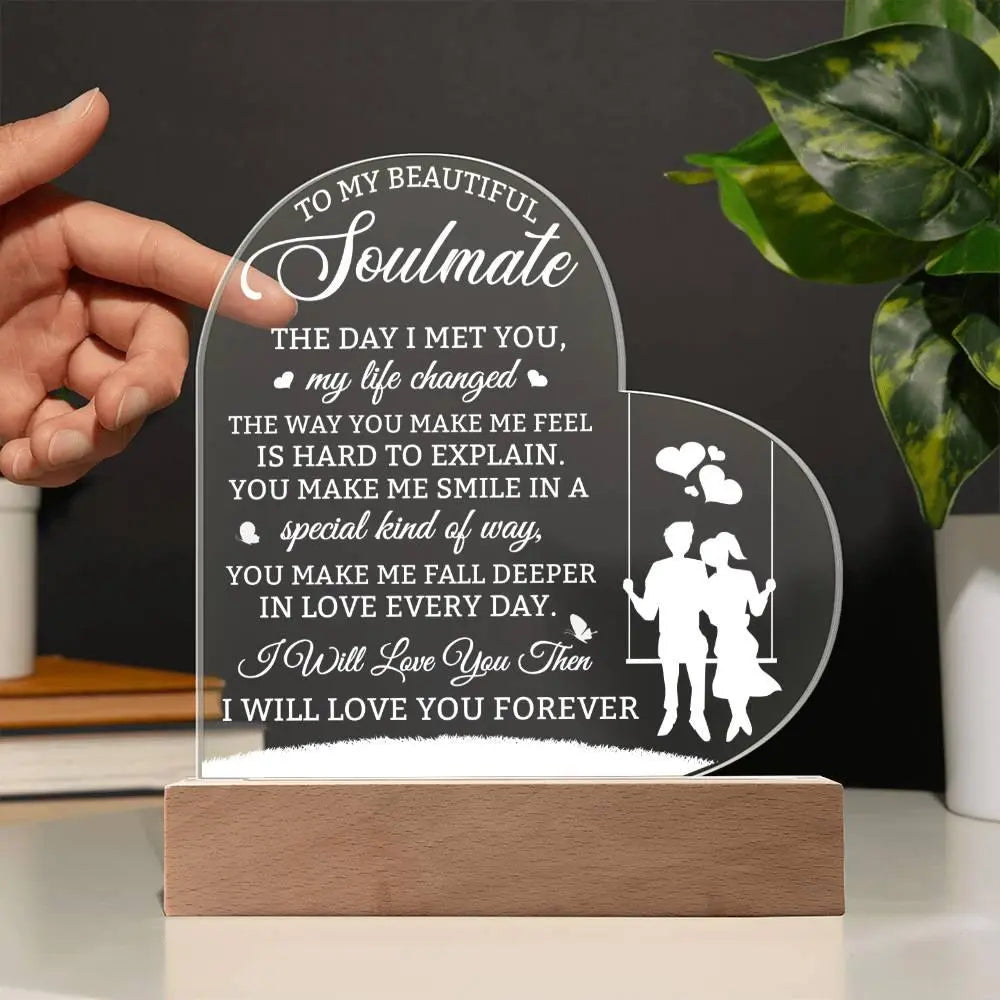 Beautiful Soulmate Acrylic Plaque - Briadanna