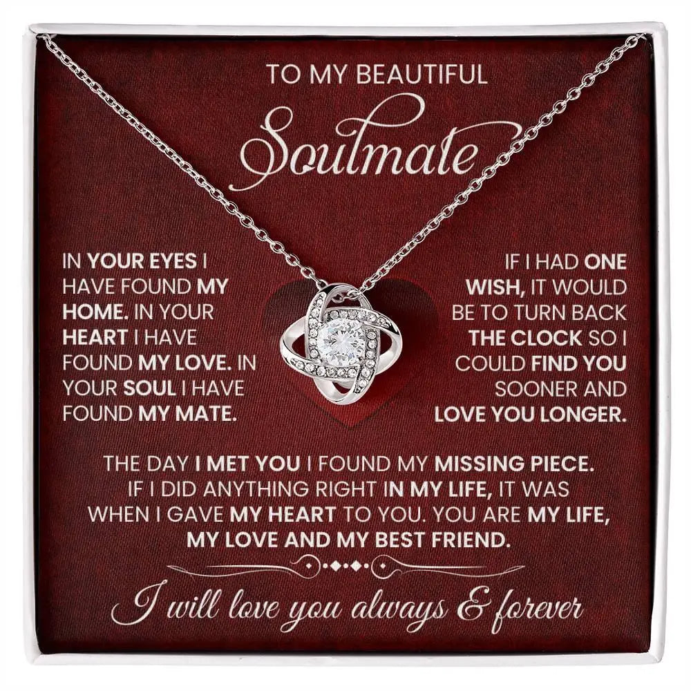 Beautiful Soulmate Love Necklace - Briadanna