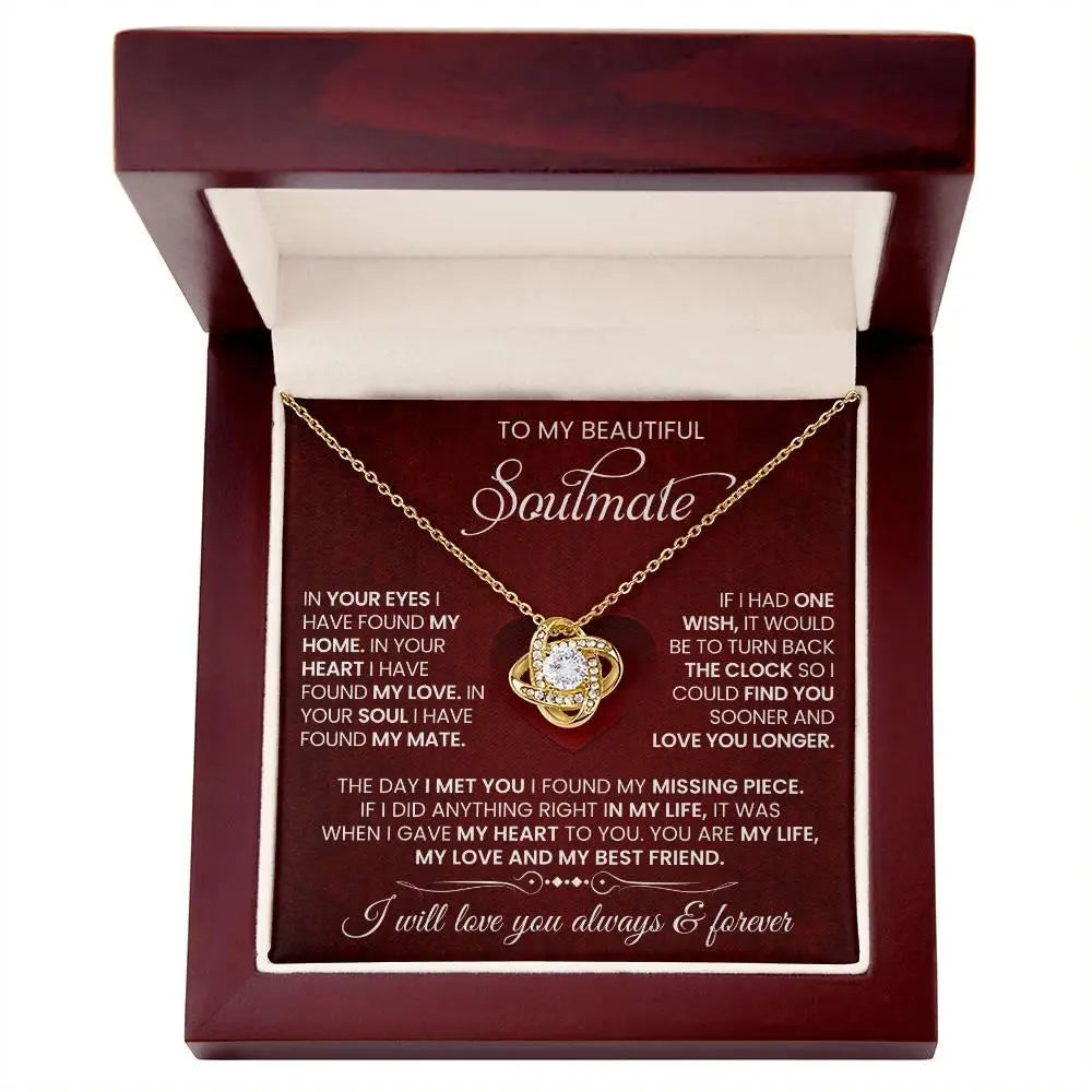 Beautiful Soulmate Love Necklace - Briadanna