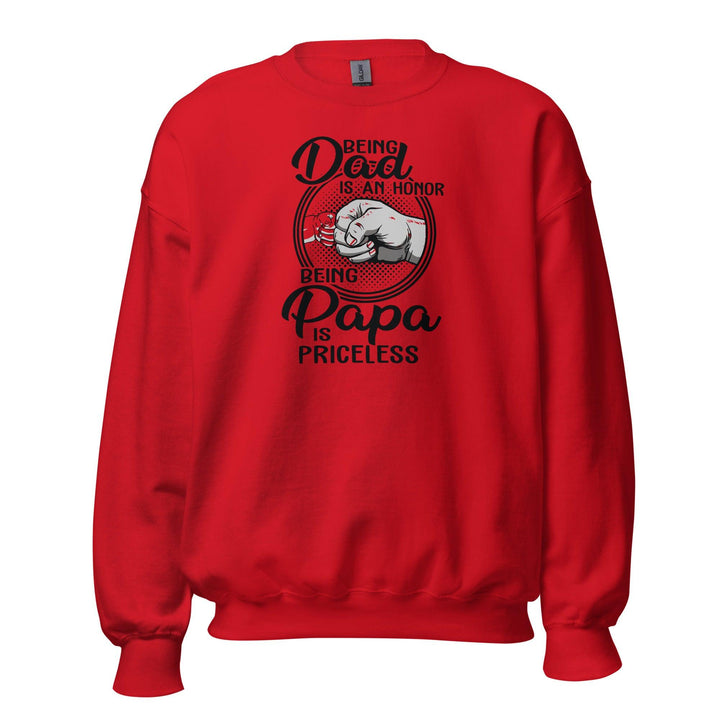 " Being Papa Is Priceless" Sweatshirt - Briadanna