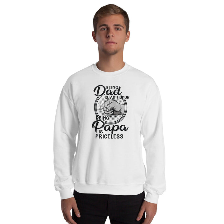 " Being Papa Is Priceless" Sweatshirt - Briadanna