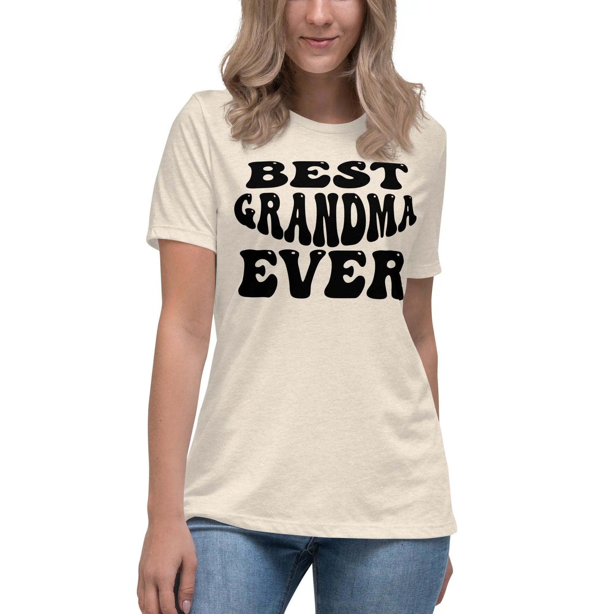 Best Grandma Ever Relaxed T-Shirt - Briadanna