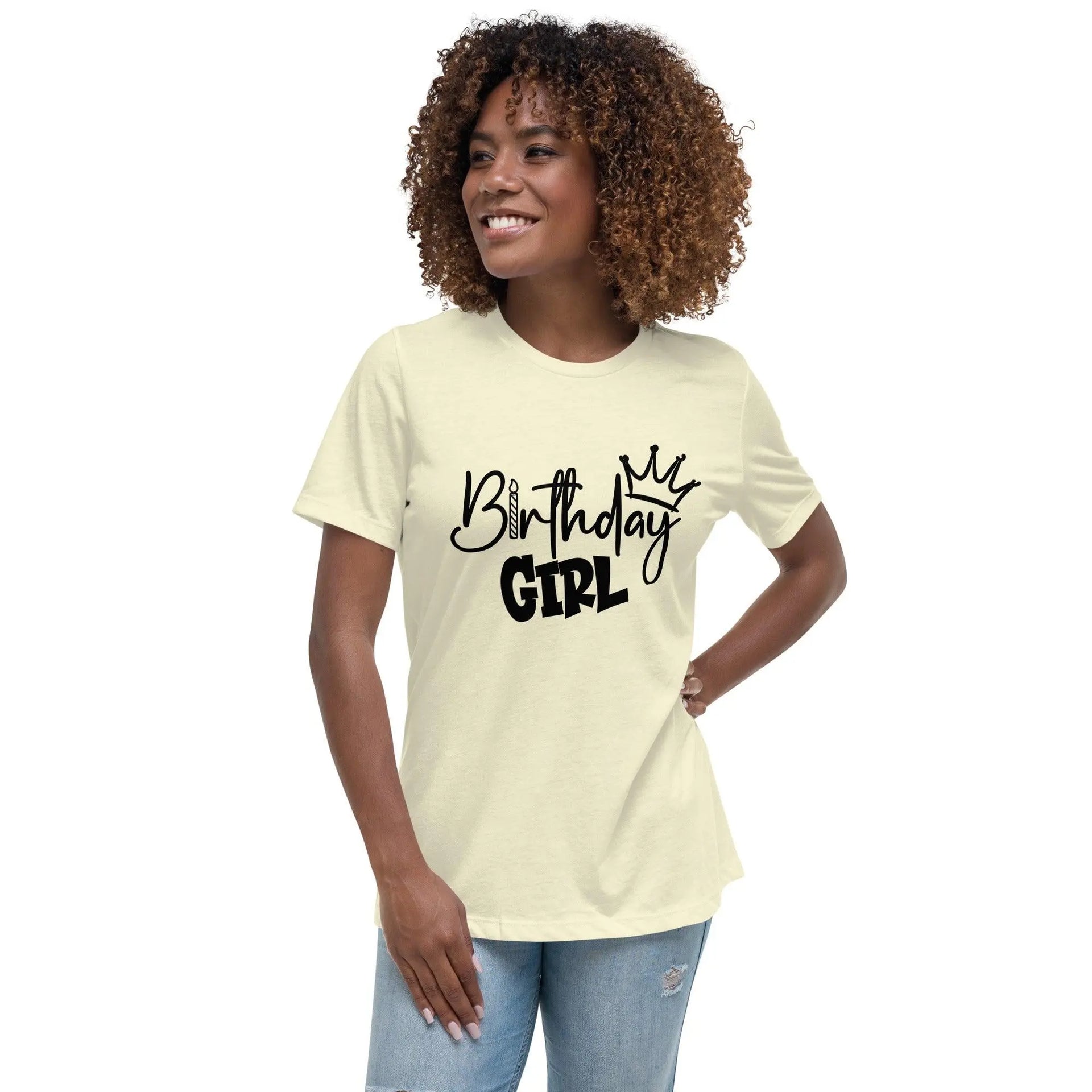 Birthday Girl Relaxed T-Shirt - Briadanna