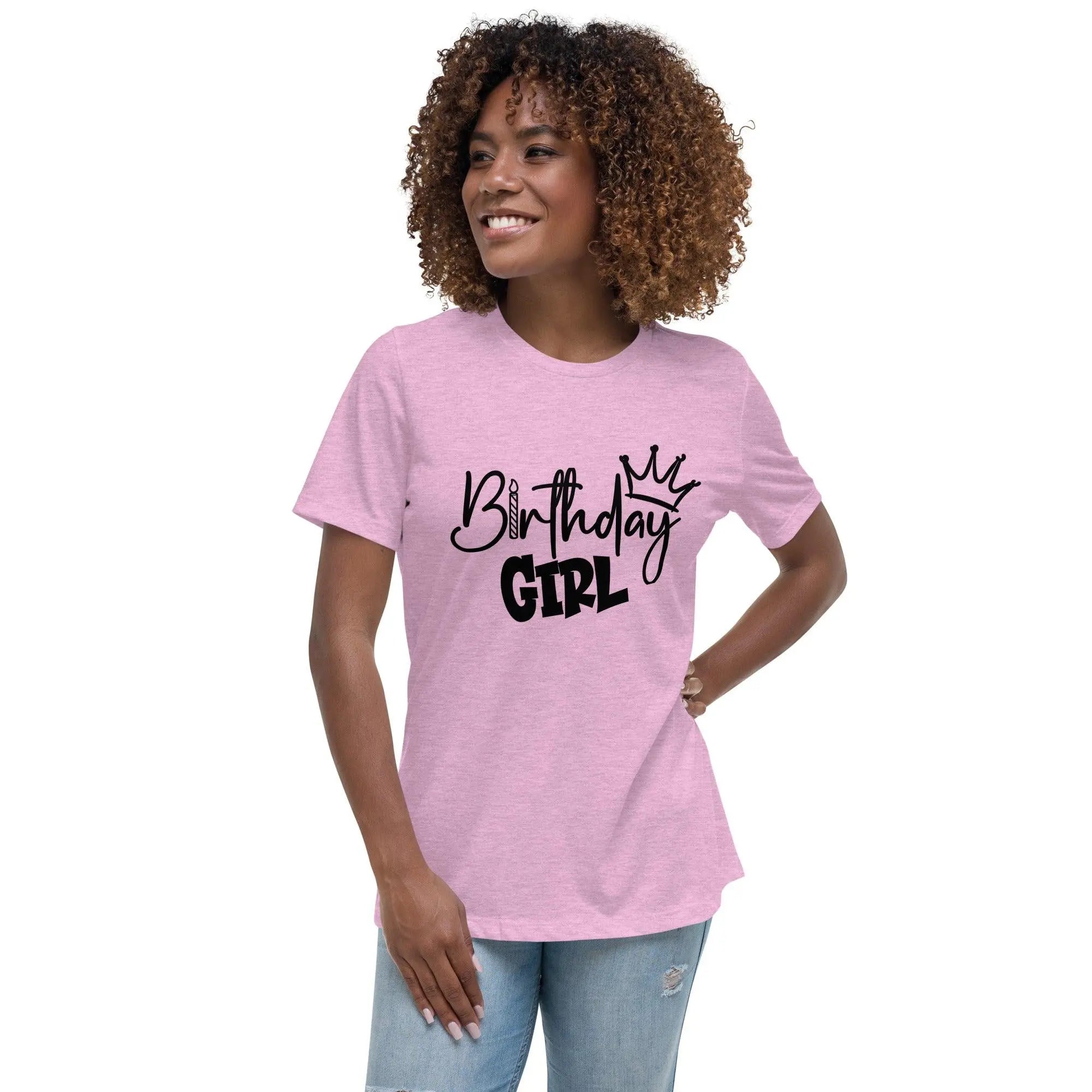 Birthday Girl Relaxed T-Shirt - Briadanna