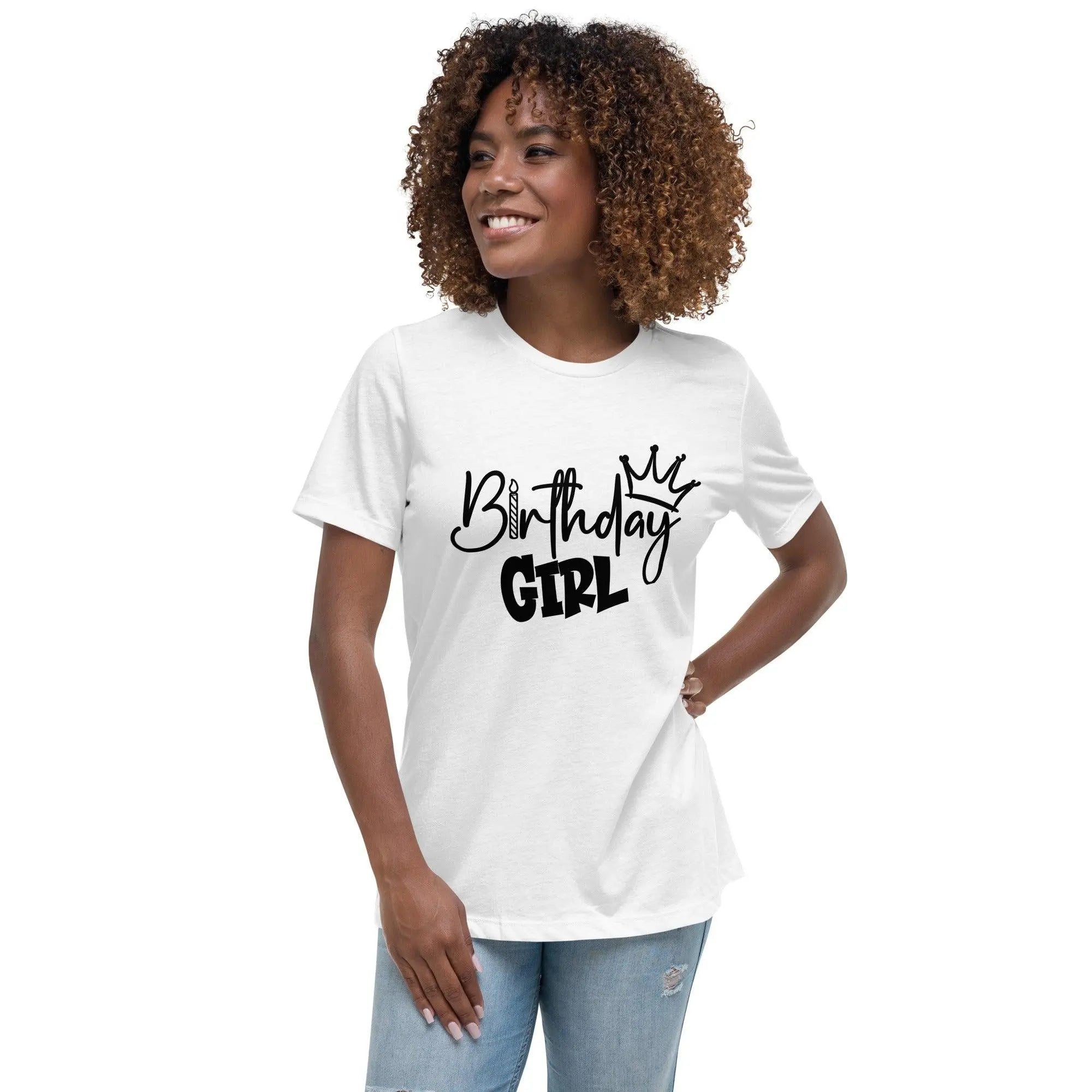 Birthday Girl Relaxed T-Shirt - Briadanna