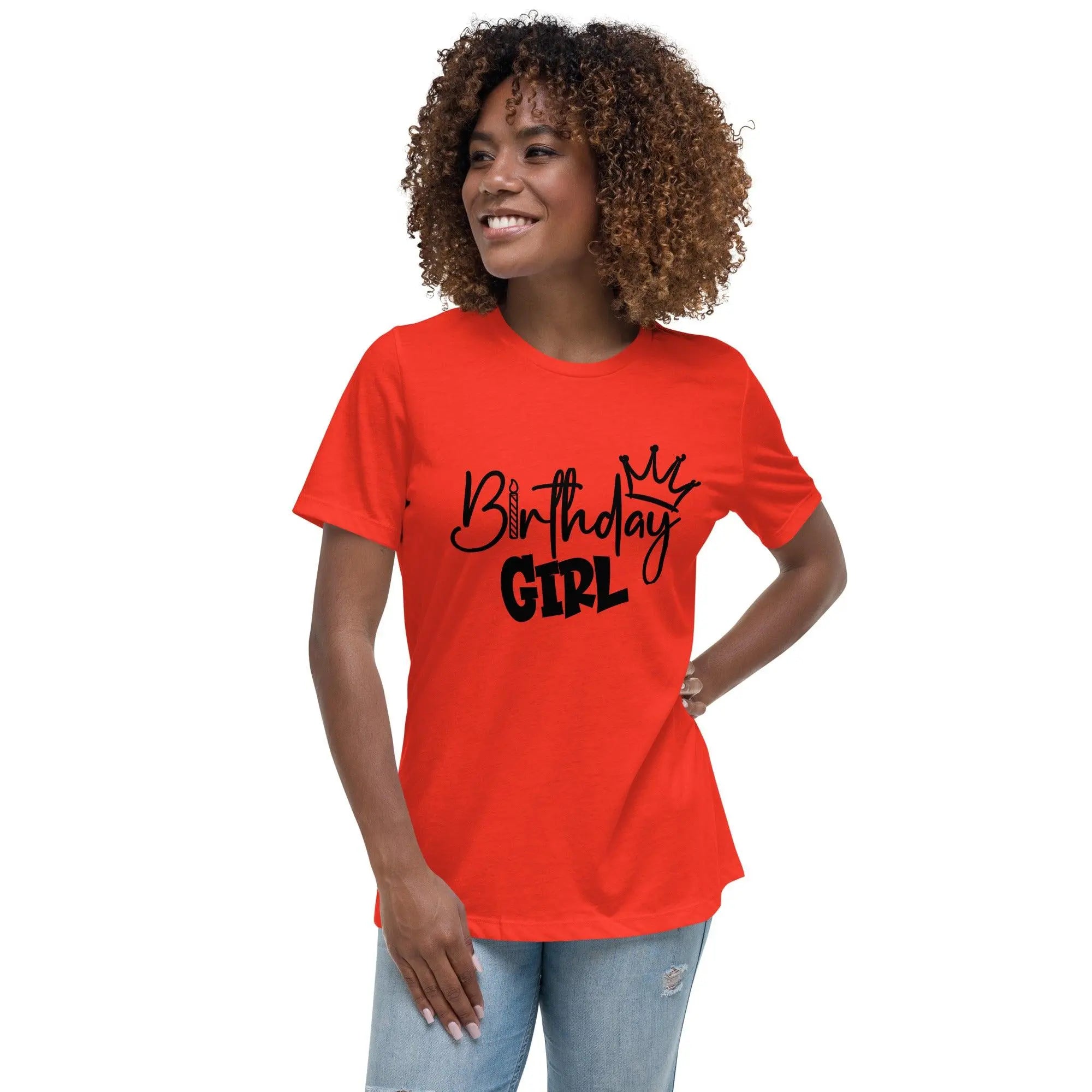 Birthday Girl Relaxed T-Shirt - Briadanna