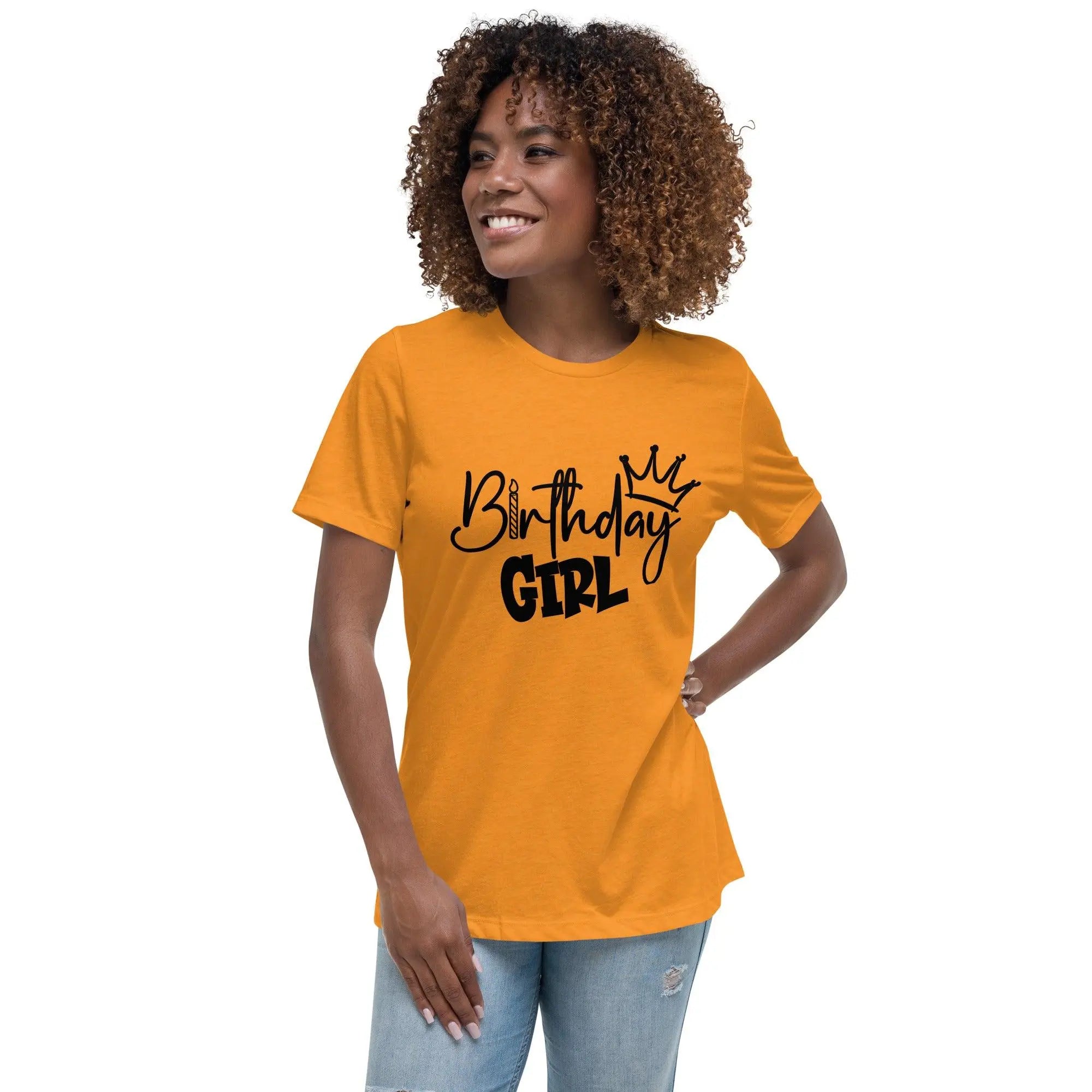 Birthday Girl Relaxed T-Shirt - Briadanna